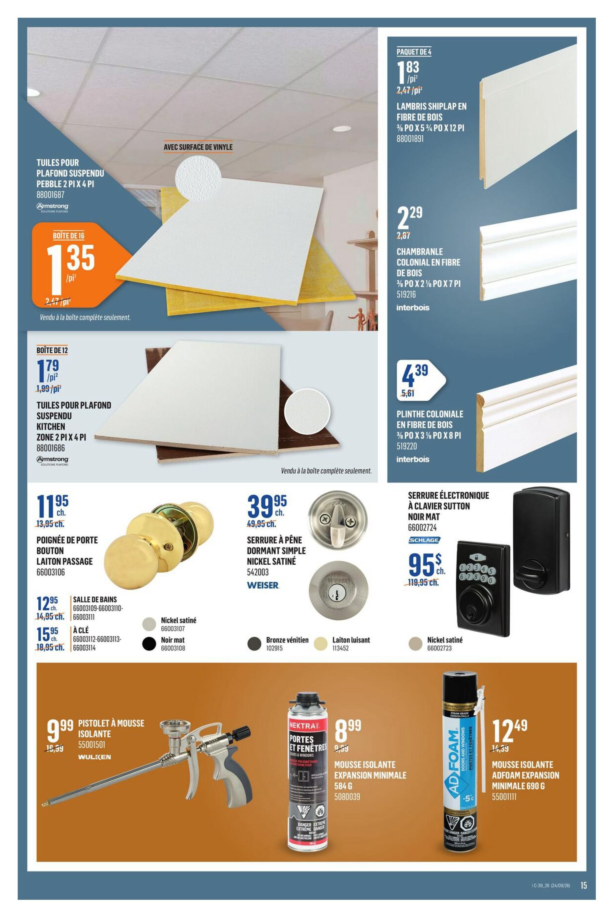 Canac Flyer September 24 to 30