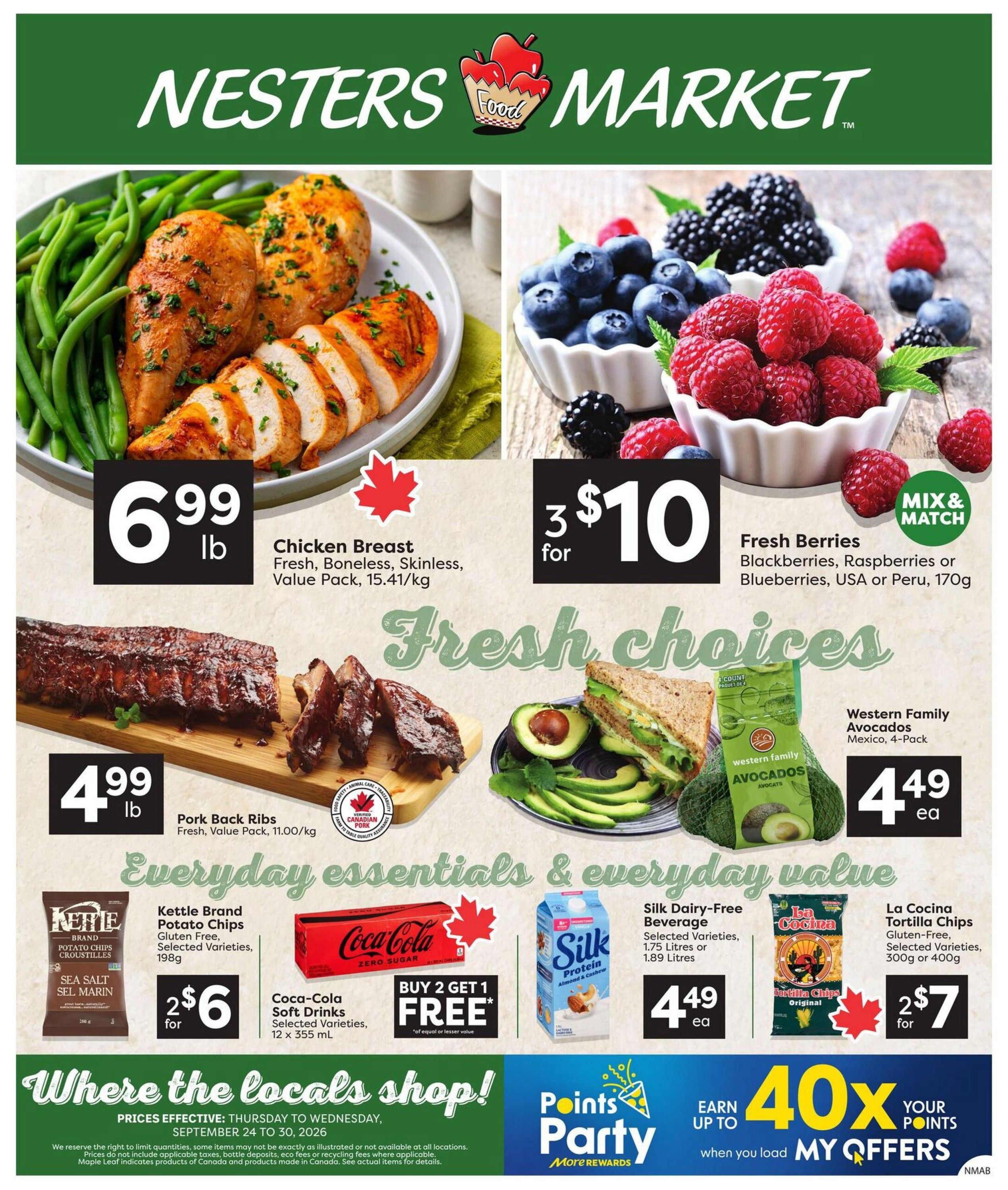 Nesters Market Flyer September 24 to 30