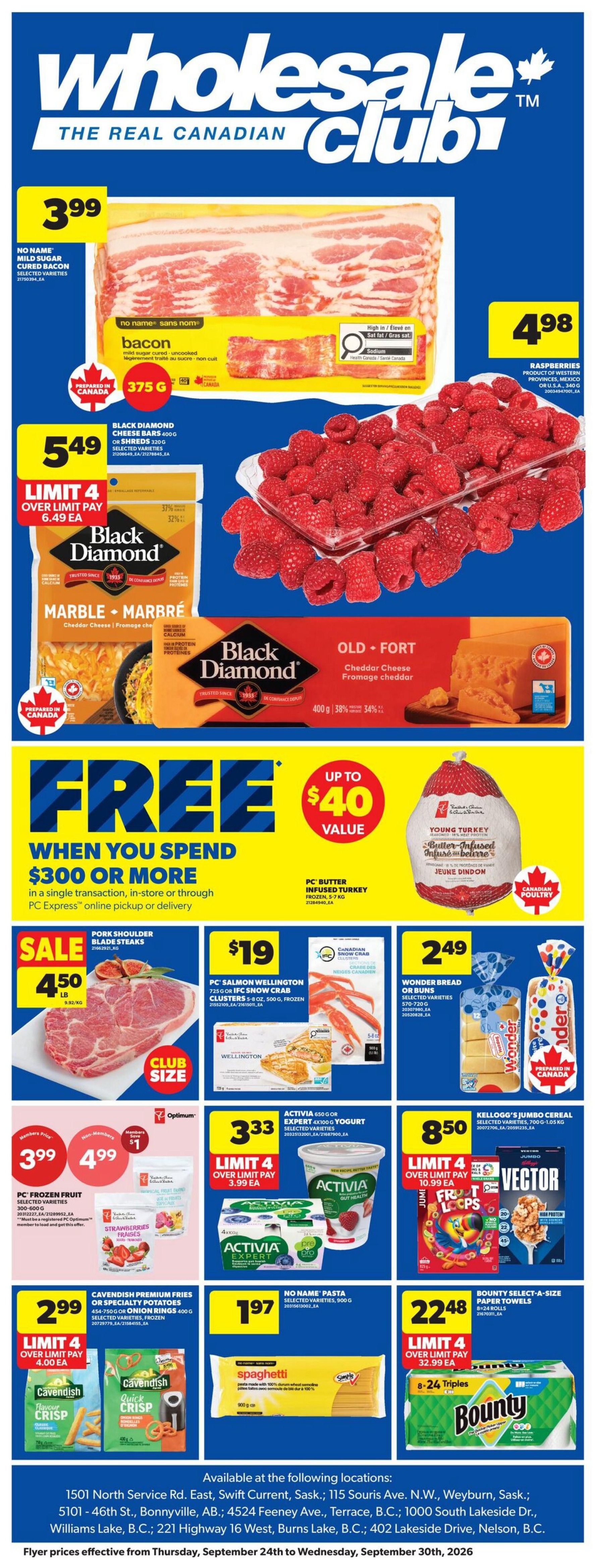 Real Canadian Wholesale Club Flyer September 24 to 30