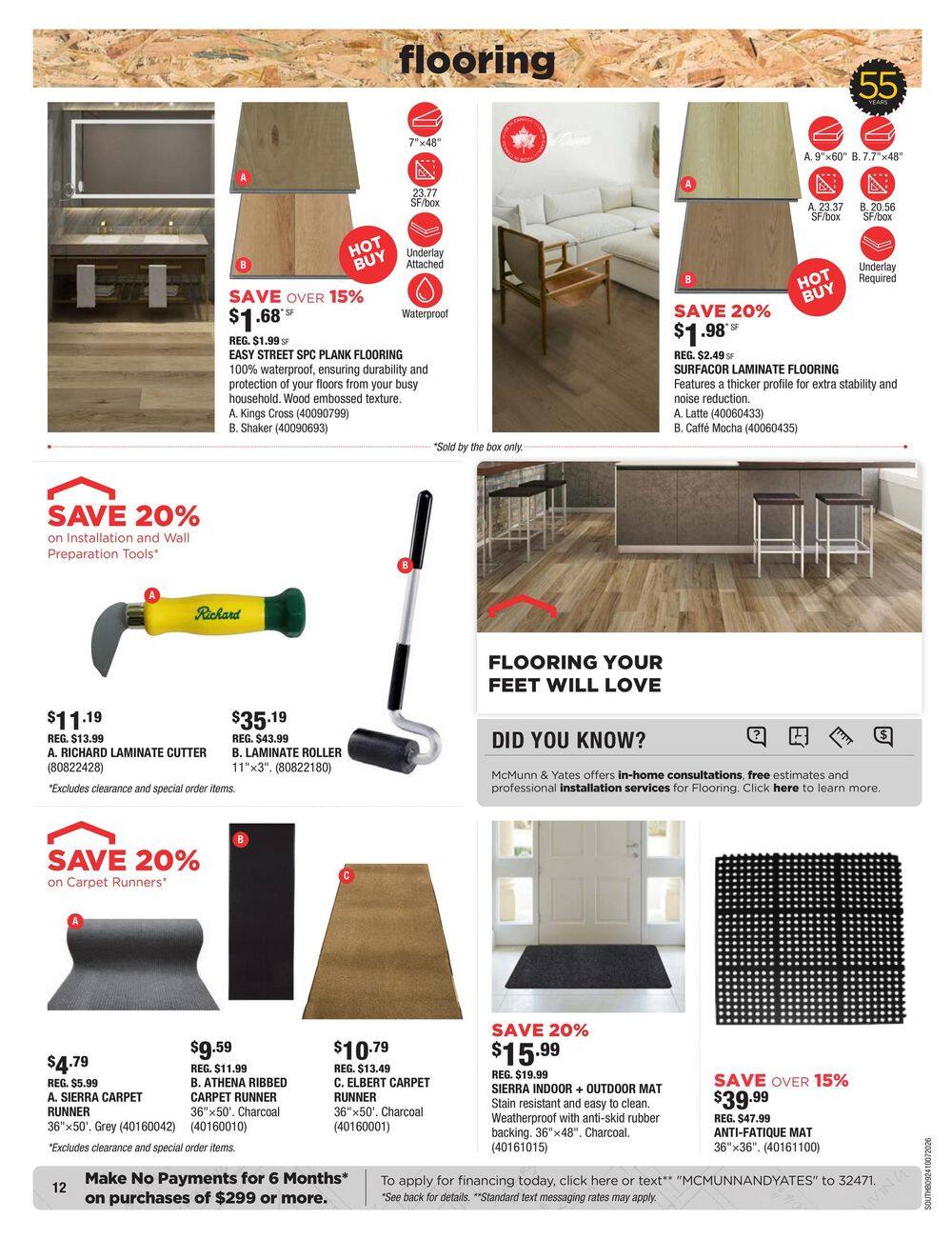 McMunn & Yates Building Supplies Flyer September 24 to October 7