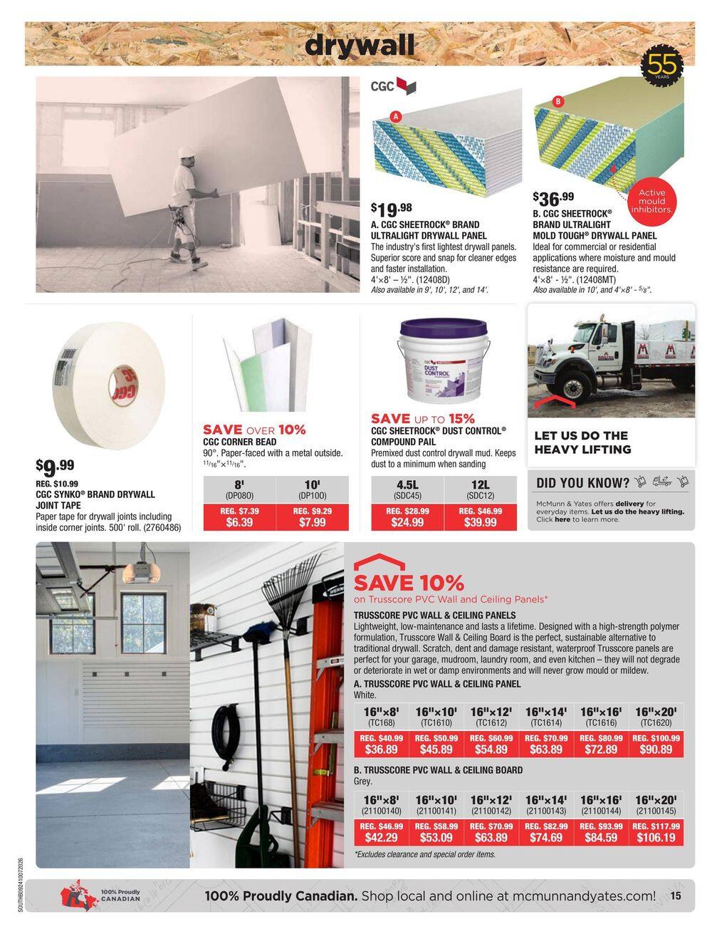 McMunn & Yates Building Supplies Flyer September 24 to October 7