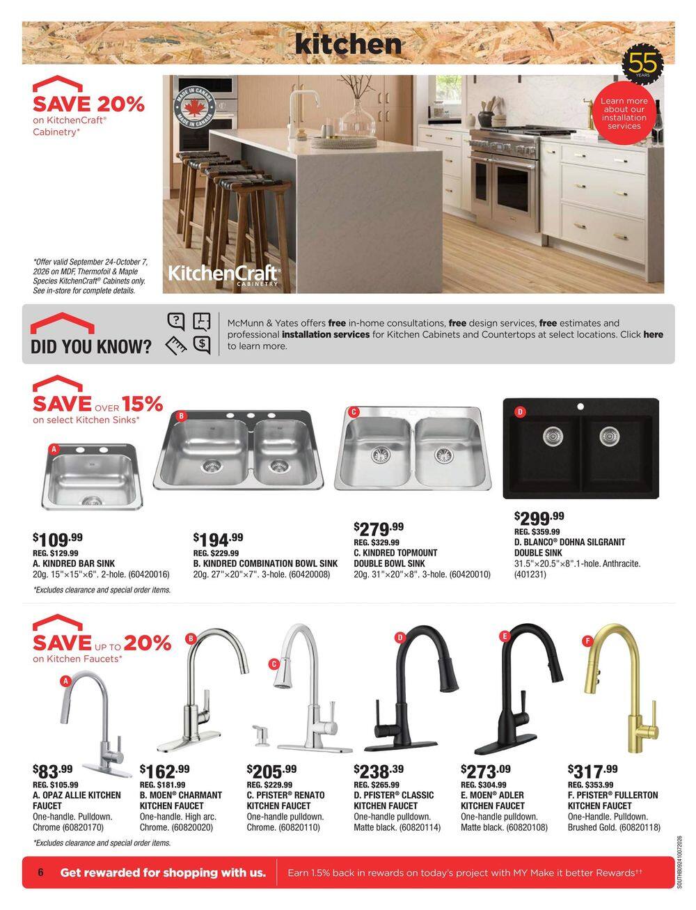 McMunn & Yates Building Supplies Flyer September 24 to October 7