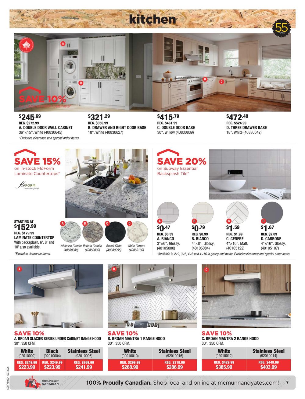 McMunn & Yates Building Supplies Flyer September 24 to October 7