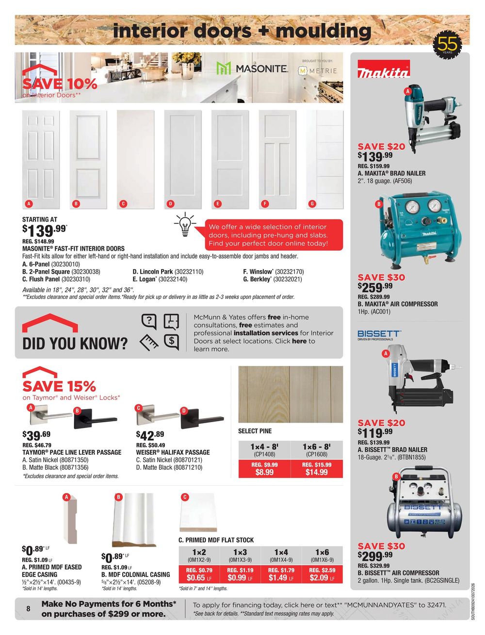 McMunn & Yates Building Supplies Flyer September 24 to October 7