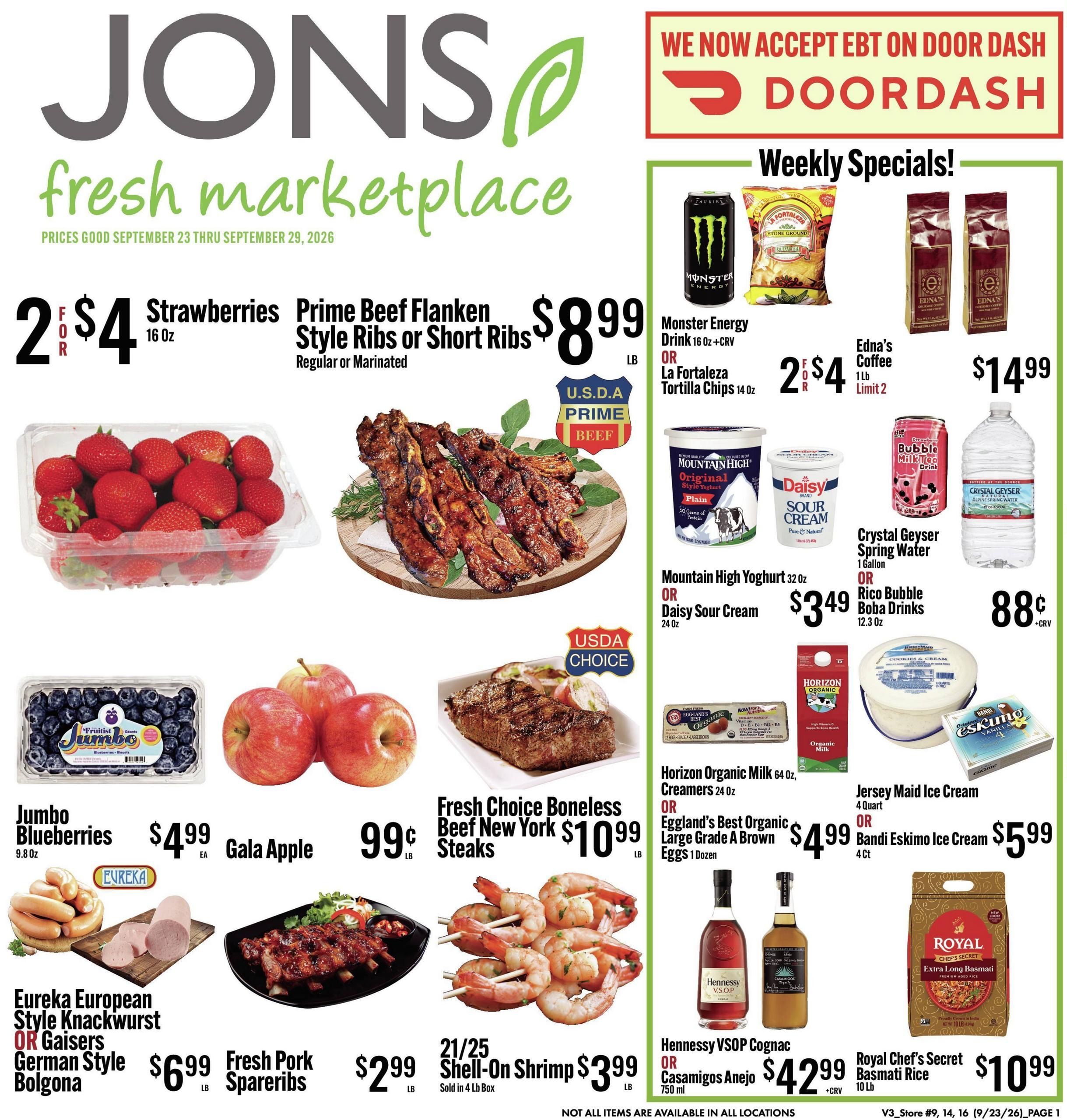Jons International Marketplace (Alhambra Area, CA) Weekly Ad September 23 - 29, 2026