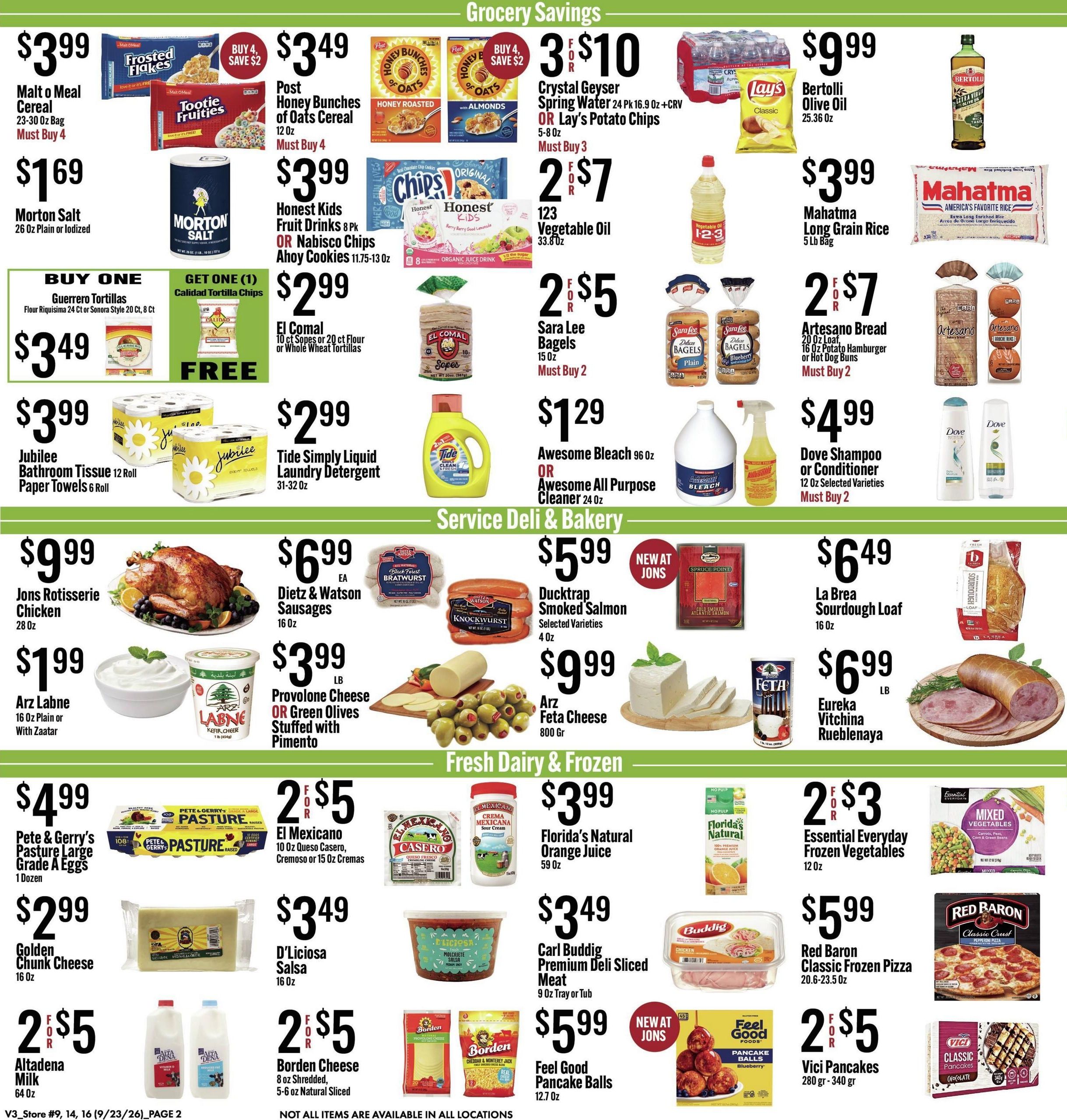 Jons International Marketplace (Alhambra Area, CA) Weekly Ad September 23 - 29, 2026