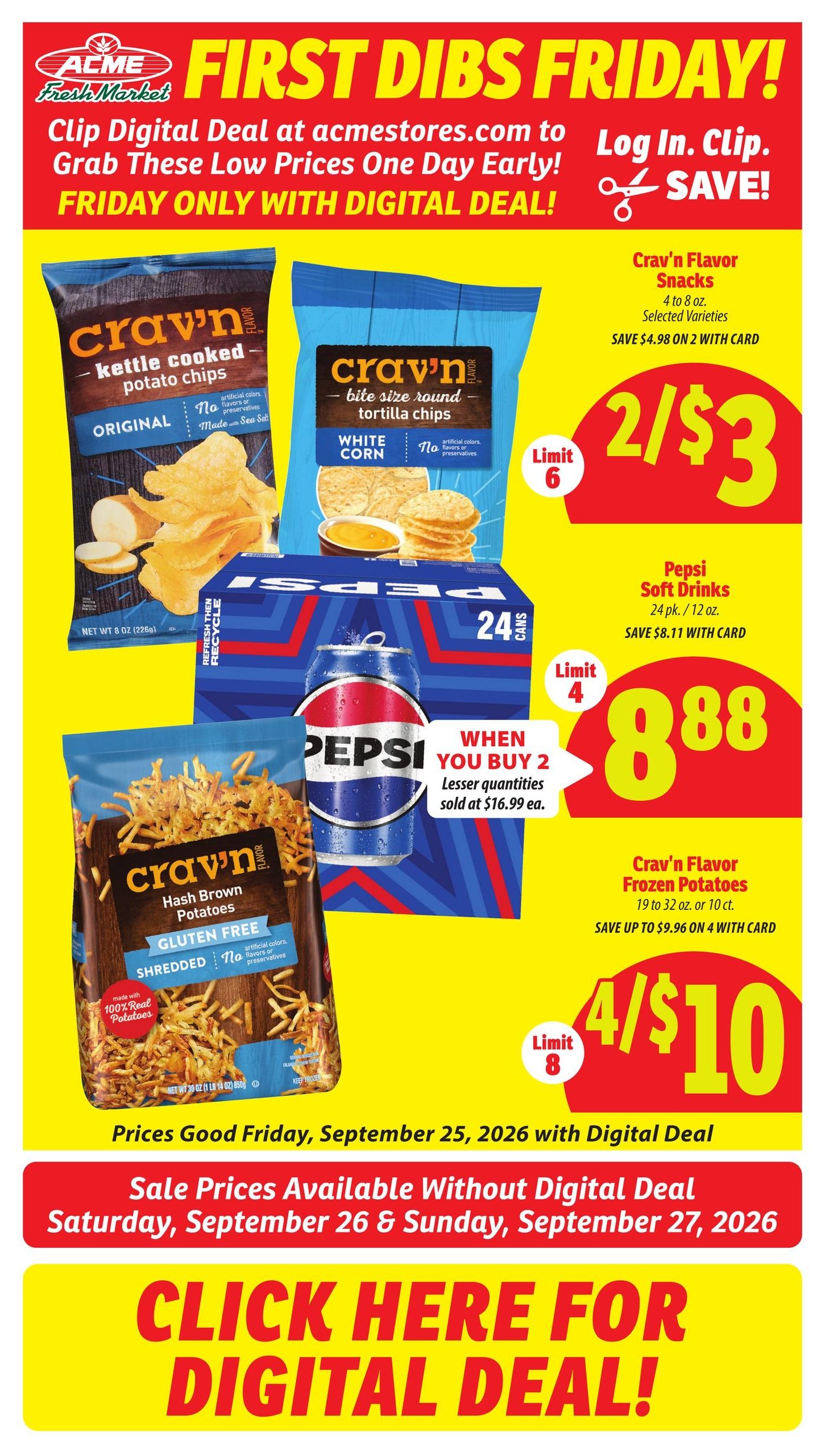 Acme Fresh Market Weekly Ad September 24 - 30, 2026