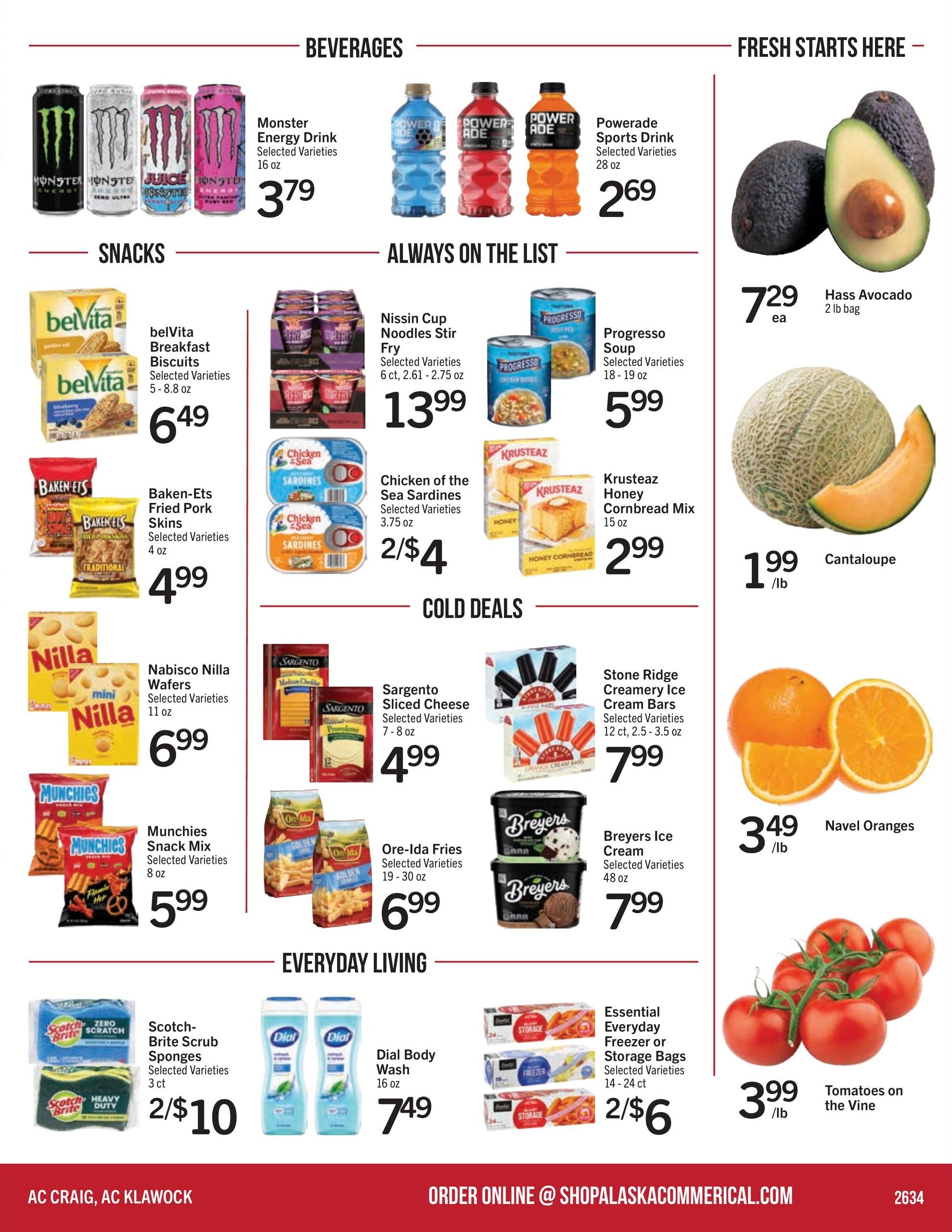 Alaska Commercial (Coffman Cove-Point Baker Area, AK) Weekly Ad September 23 - 29, 2026