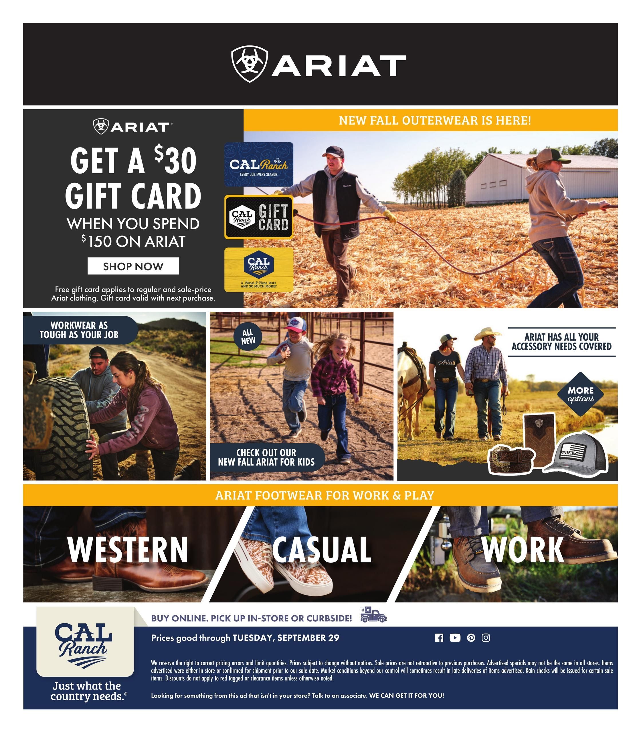 C-A-L Ranch Stores (Aberdeen Area, ID) Anniversary Sale Weekly Ad September 23 - October 2, 2026