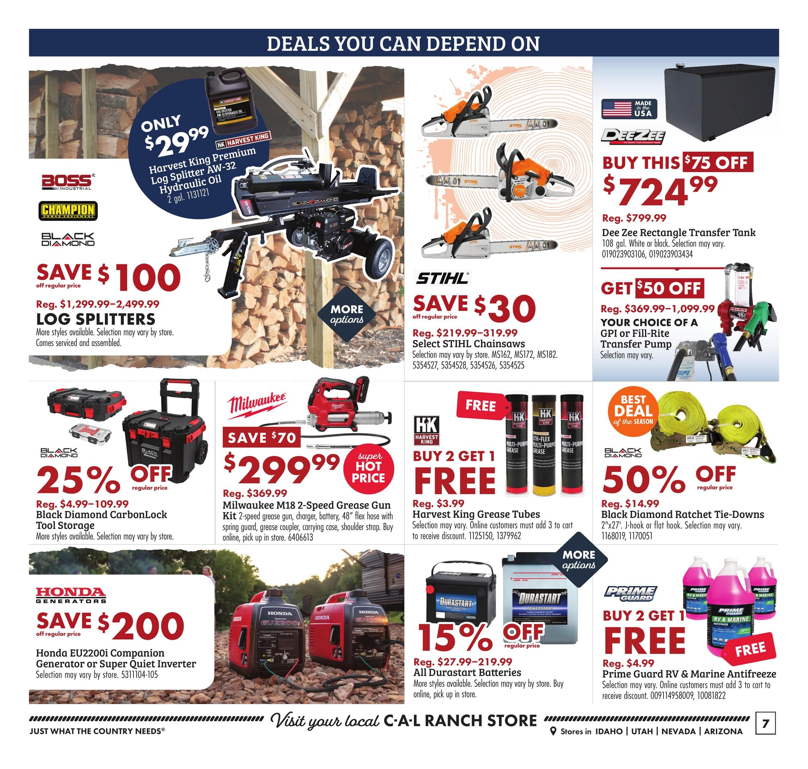 C-A-L Ranch Stores (Aberdeen Area, ID) Anniversary Sale Weekly Ad September 23 - October 2, 2026
