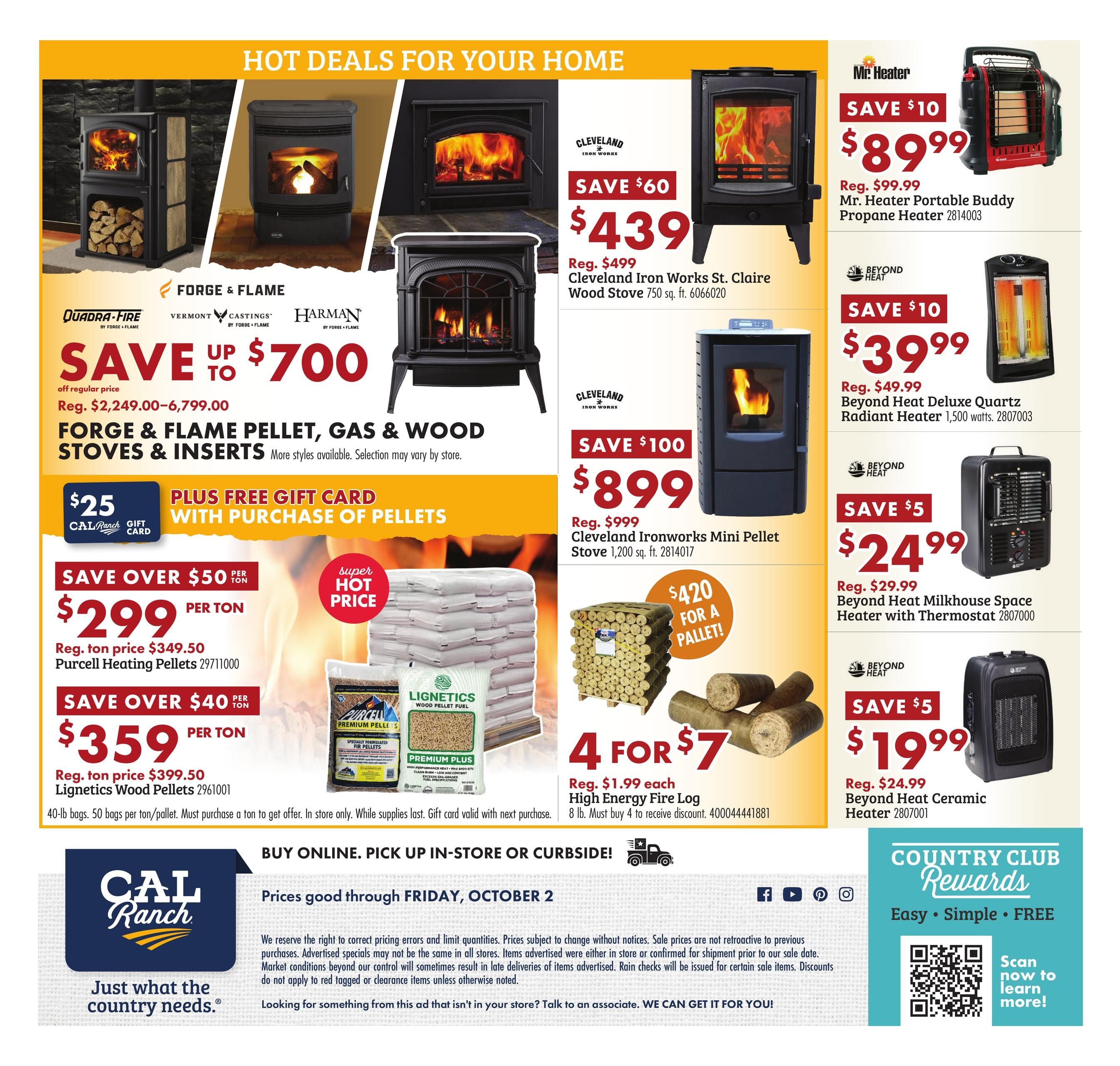C-A-L Ranch Stores (Aberdeen Area, ID) Anniversary Sale Weekly Ad September 23 - October 2, 2026