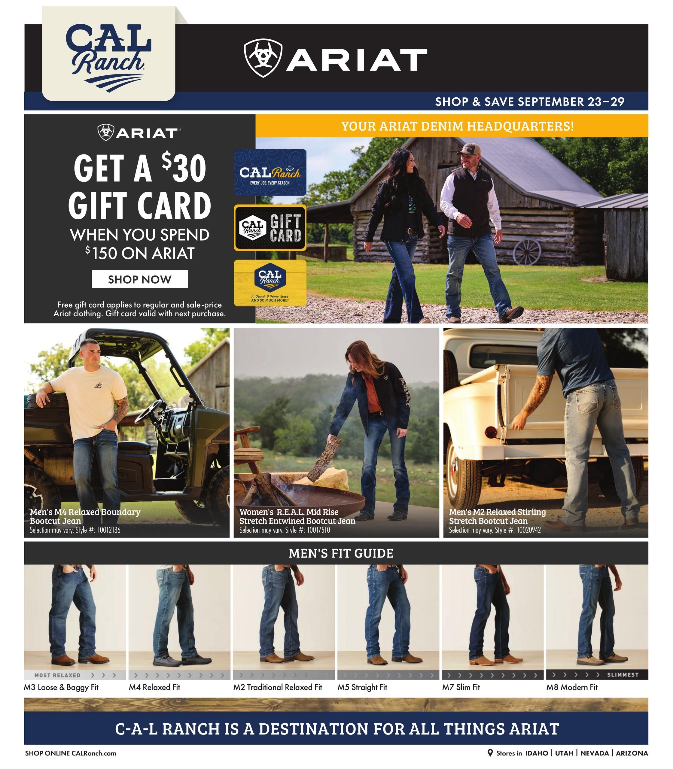 C-A-L Ranch Stores (Aberdeen Area, ID) Anniversary Sale Weekly Ad September 23 - October 2, 2026
