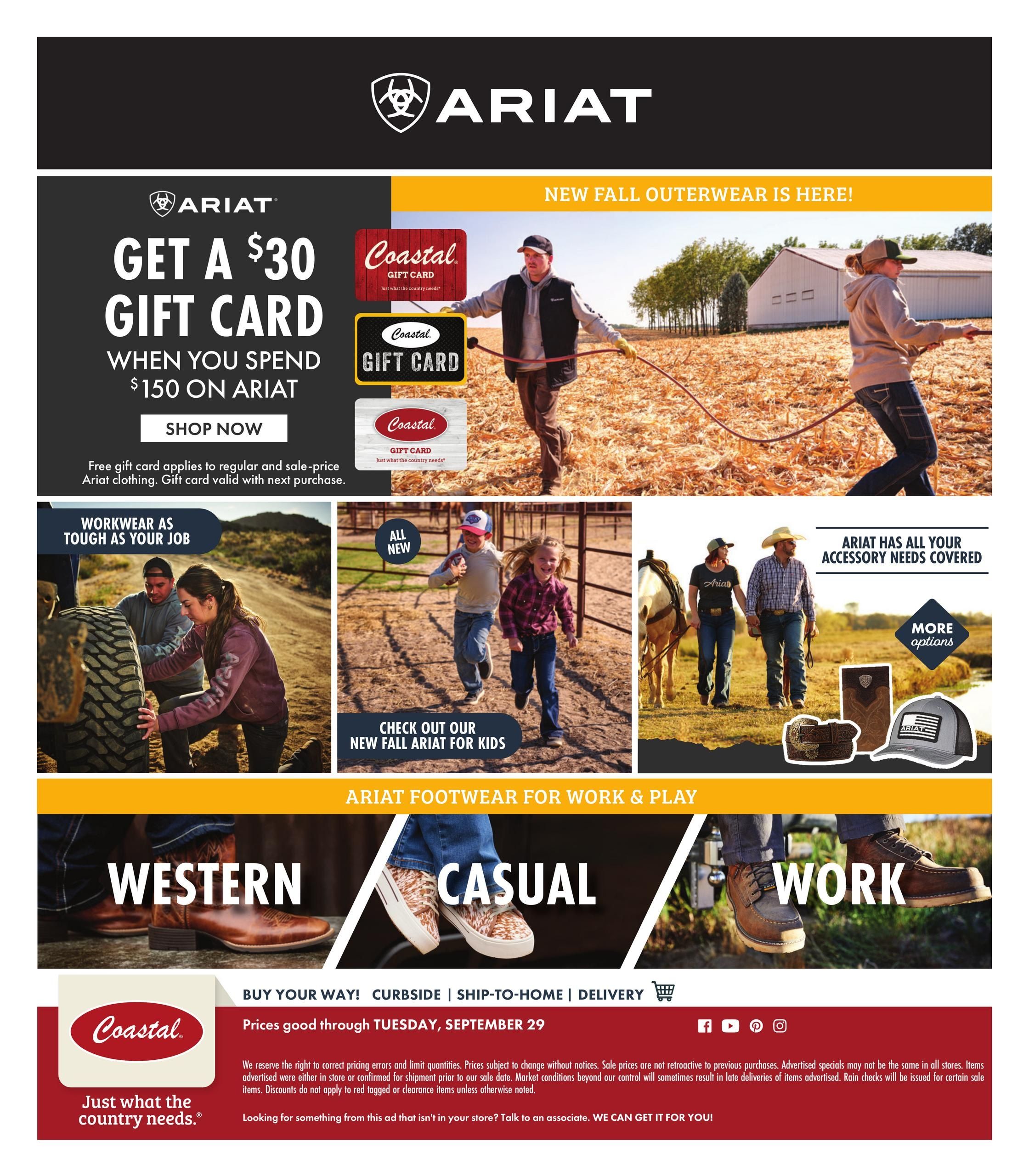 Coastal Farm (Bend Area, OR) Anniversary Sale Weekly Ad September 23 - October 2, 2026