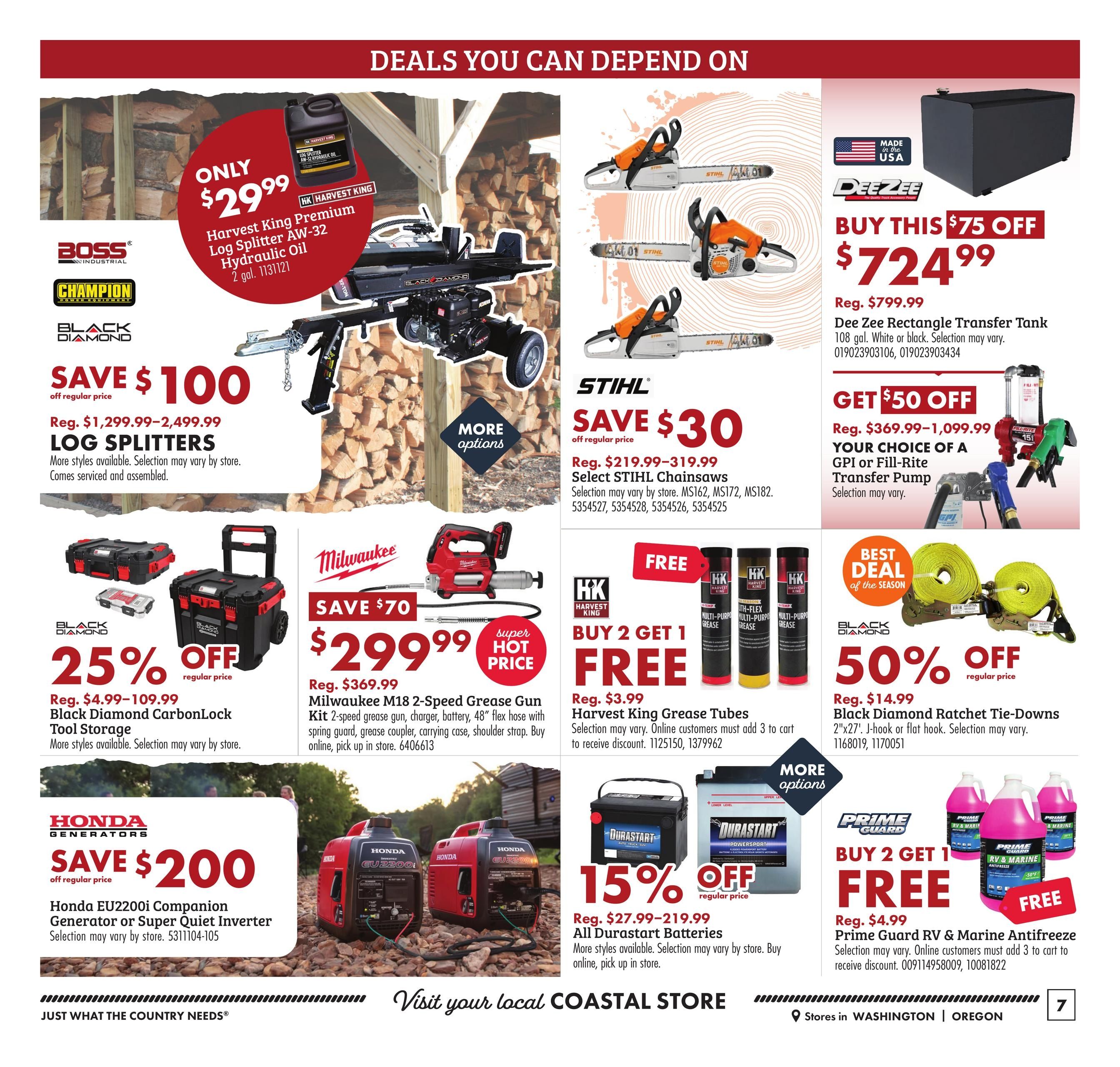 Coastal Farm (Bend Area, OR) Anniversary Sale Weekly Ad September 23 - October 2, 2026