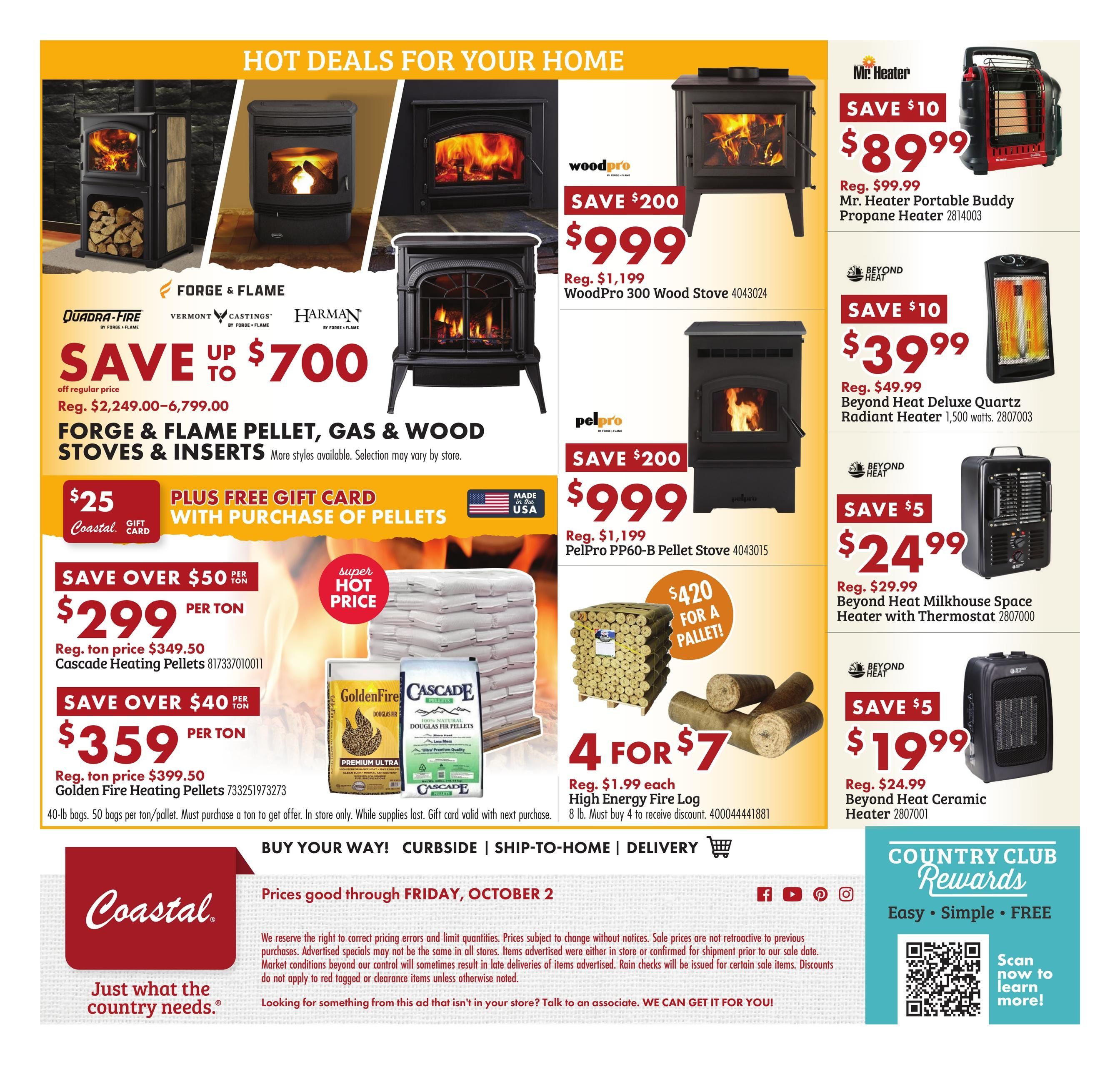 Coastal Farm (Bend Area, OR) Anniversary Sale Weekly Ad September 23 - October 2, 2026