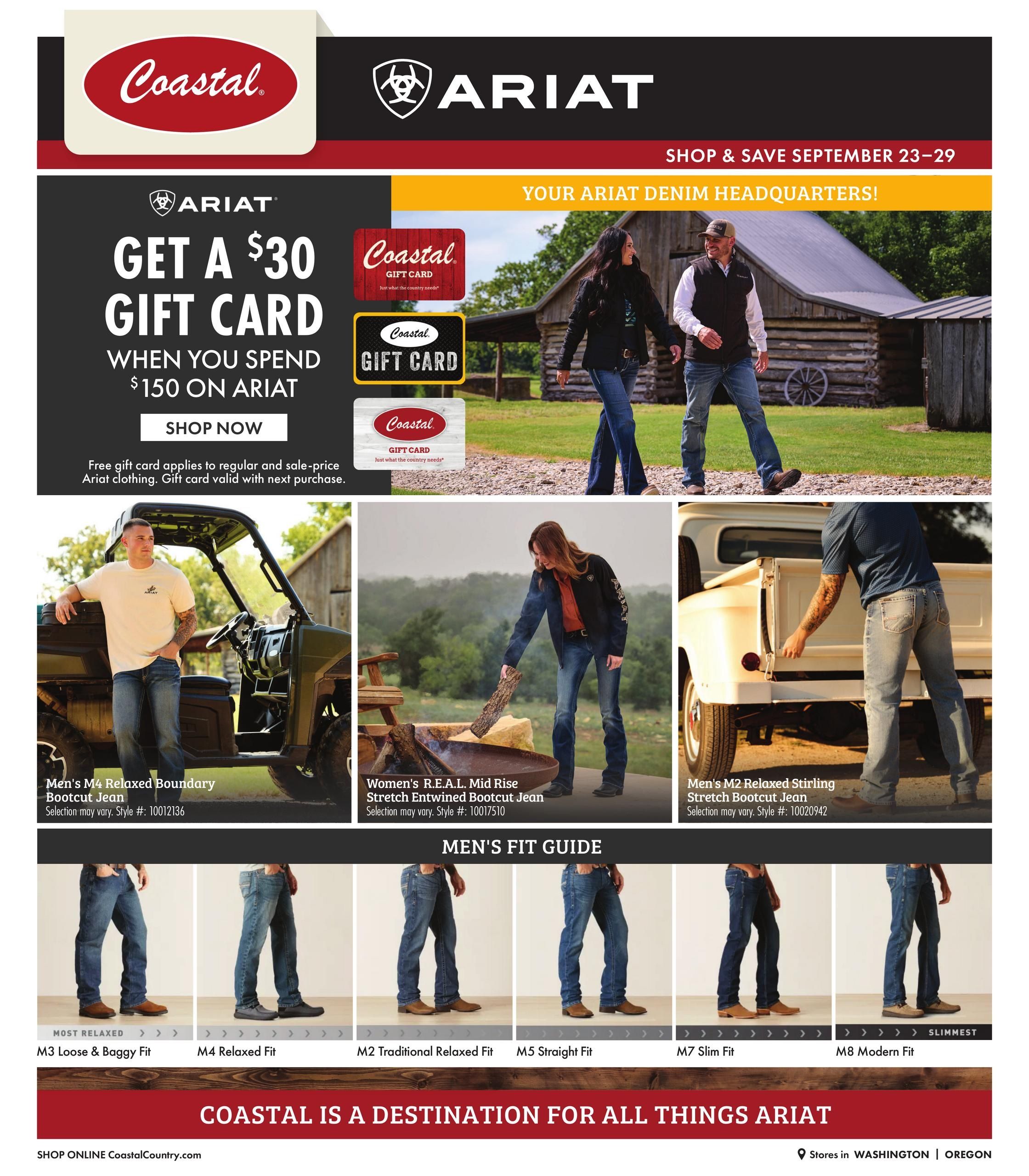 Coastal Farm (Bend Area, OR) Anniversary Sale Weekly Ad September 23 - October 2, 2026