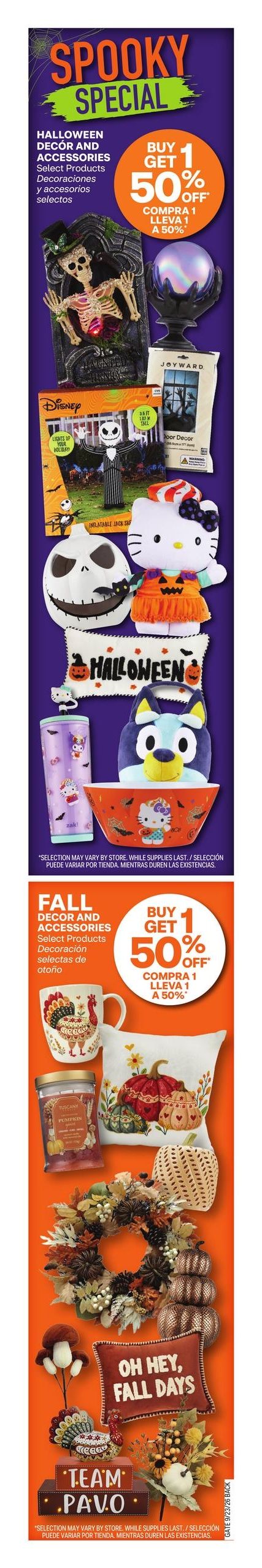 CVS Pharmacy (Davie Area, FL) Navarro Weekly Ad September 23 - 29, 2026