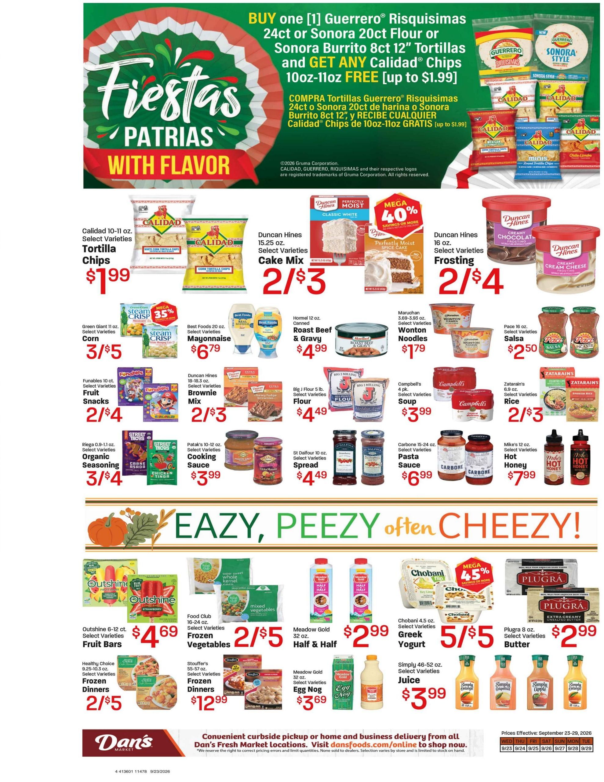 Dan's Fresh Market (Salt Lake City-West Valley City Area, UT) Weekly Ad September 23 - 29, 2026