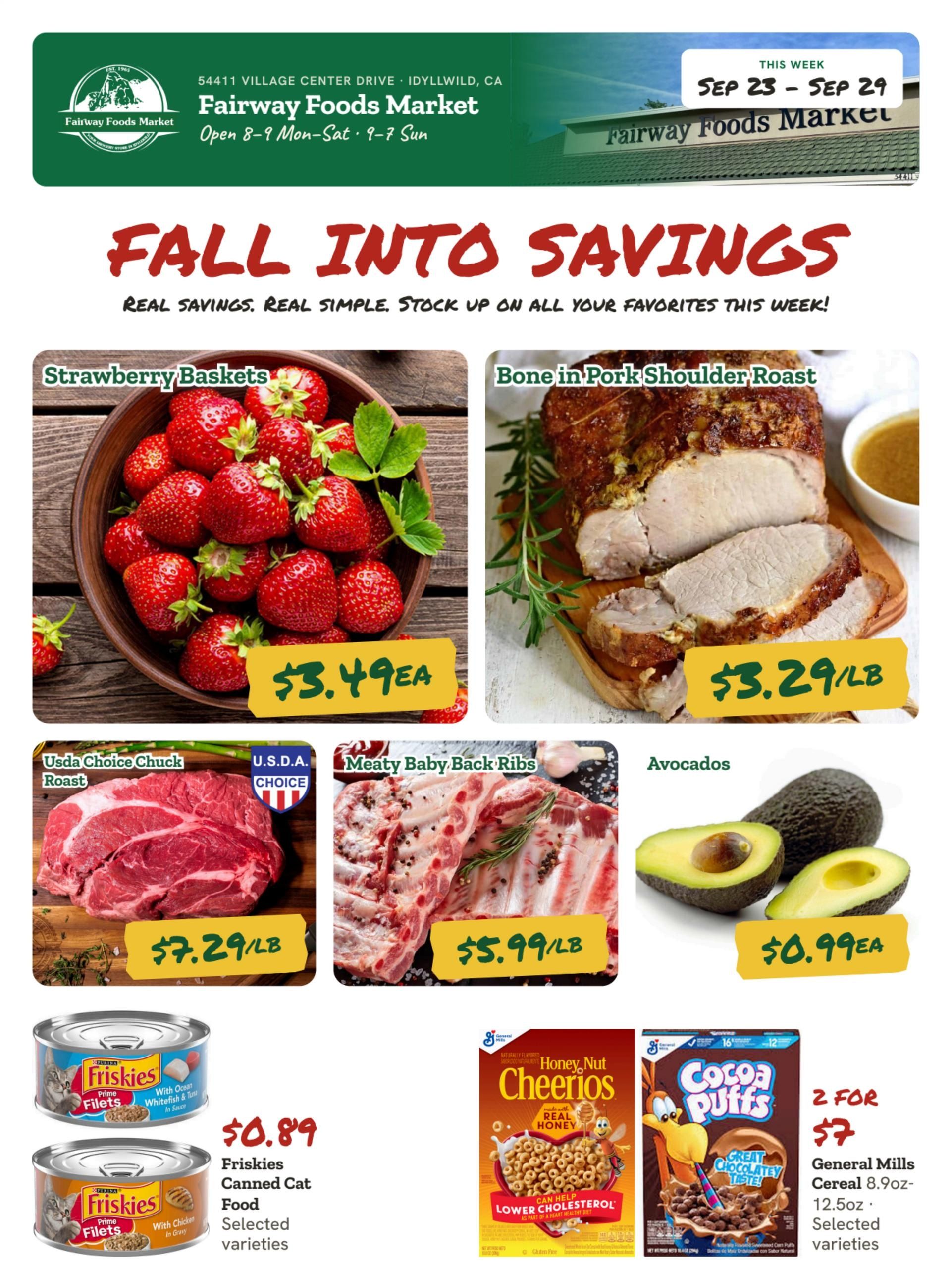 Fairway Foods Inc. Weekly Ad September 23 - 29, 2026