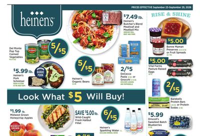 Heinen's Grocery Store (Chicago-Elgin Area, IL) Weekly Ad September 23 - 29, 2026