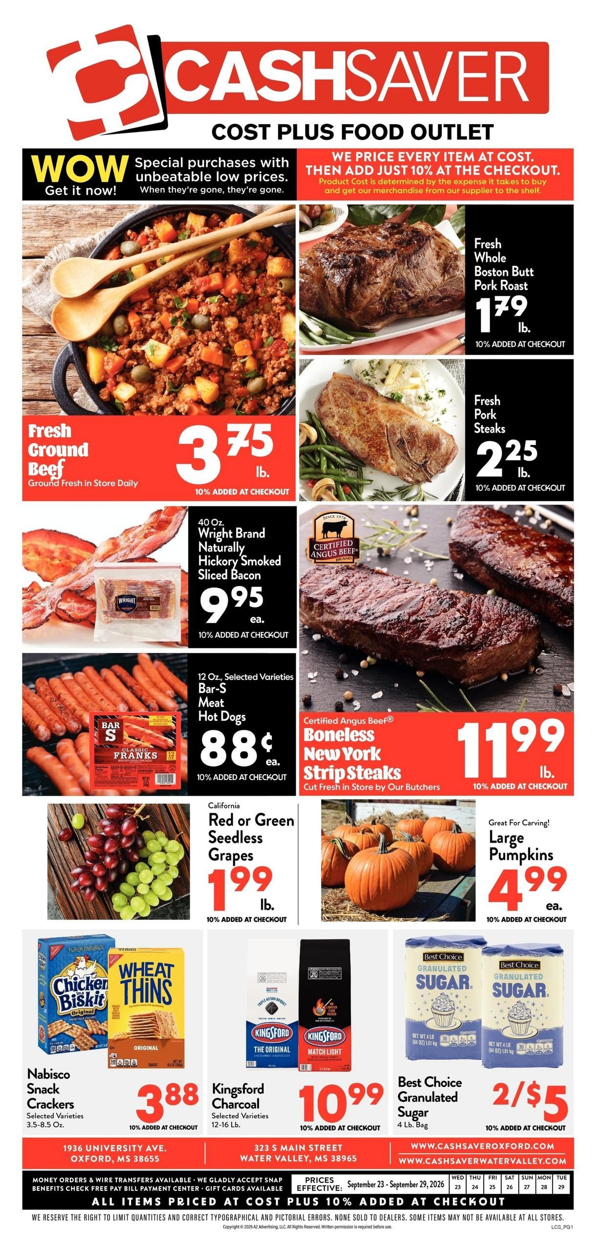 Larson's Cash Saver Weekly Ad September 23 - 29, 2026