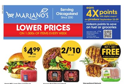 Mariano's (Aurora Area, IL) Weekly Ad September 23 - 29, 2026