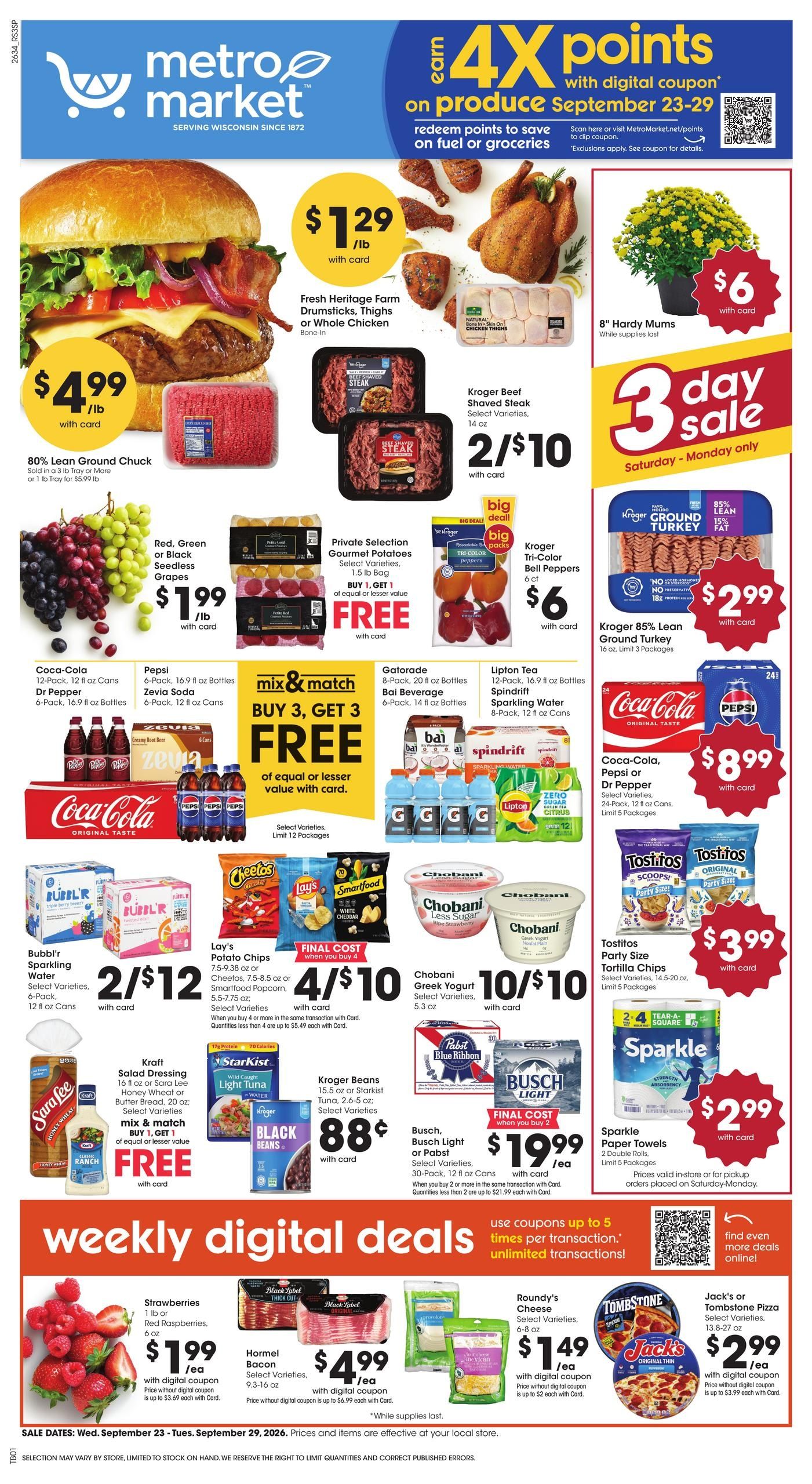 Metro Market Weekly Ad September 23 - 29, 2026