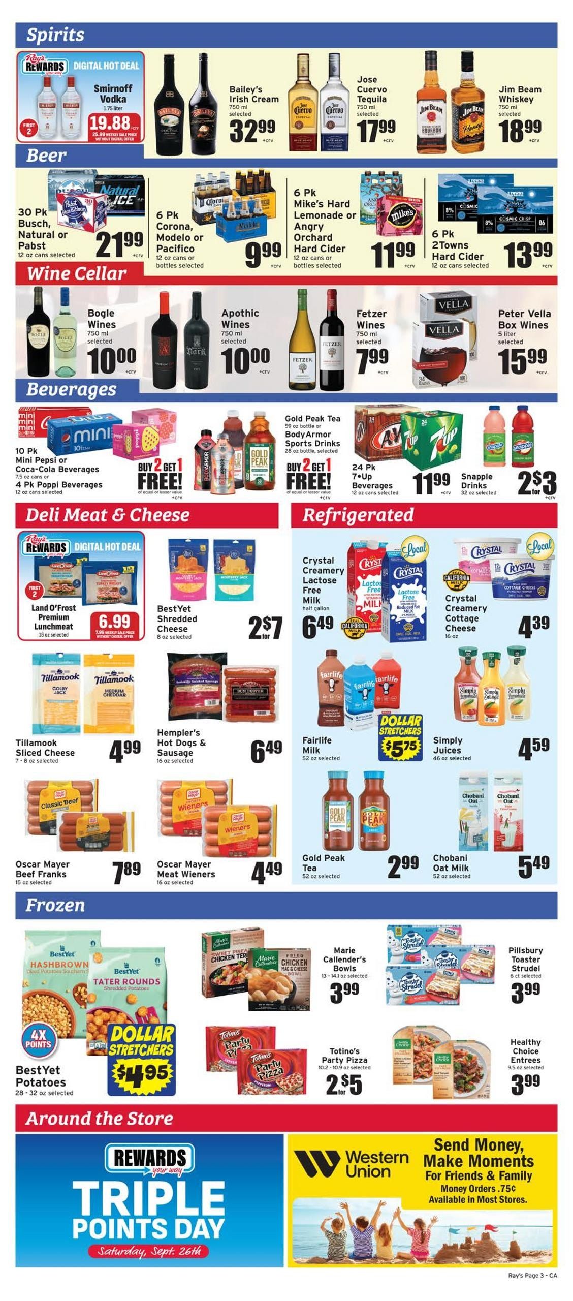 Ray's Food Place (Eureka Area, CA) Weekly Ad September 23 - 29, 2026