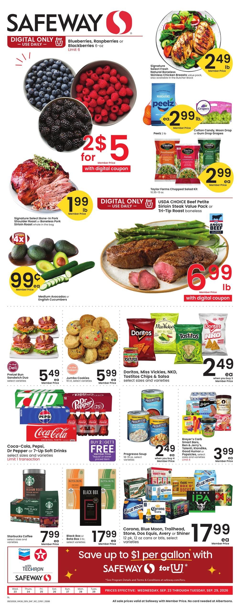 Safeway (Alma Area, CO) Weekly Ad September 23 - 29, 2026
