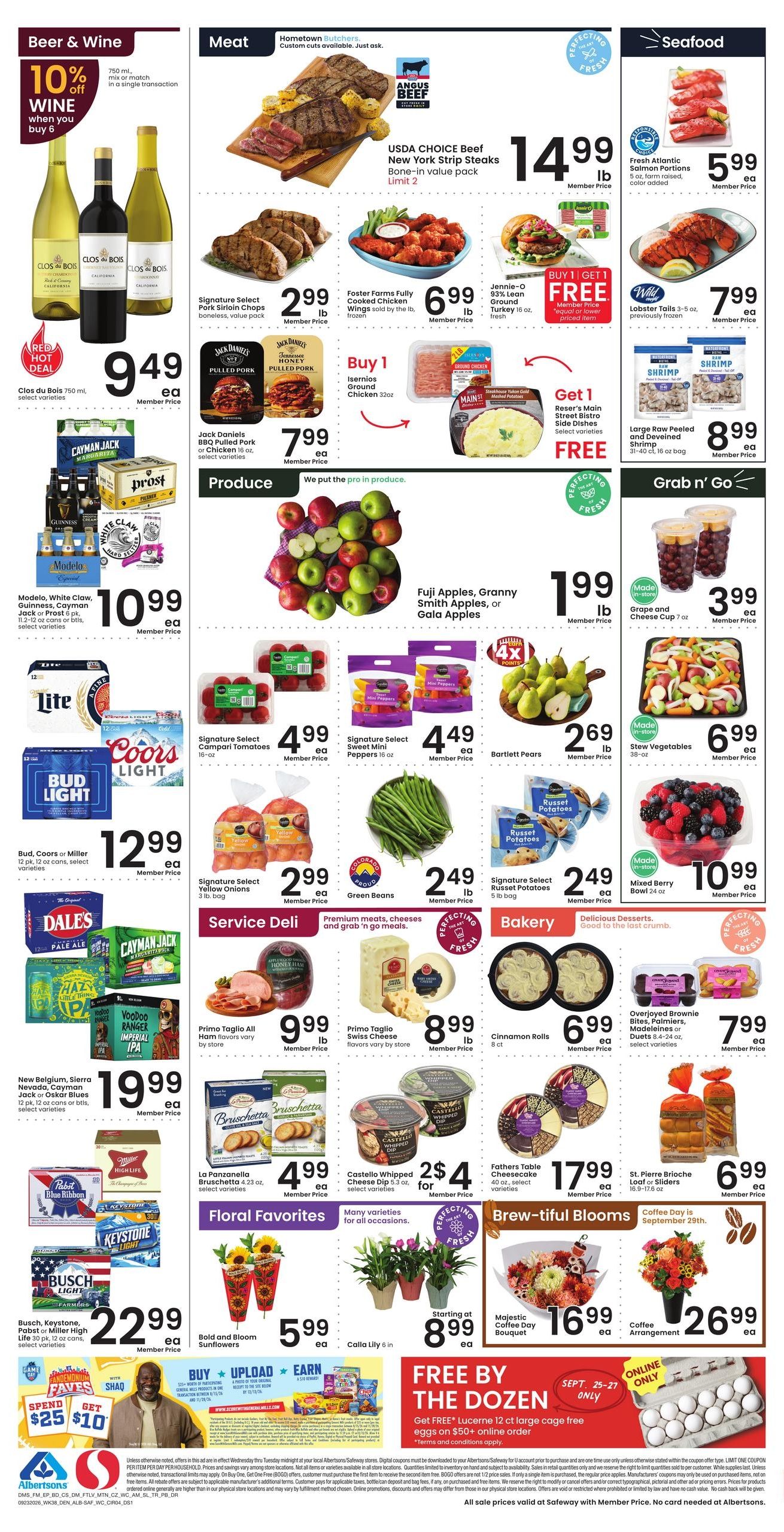 Safeway (Alma Area, CO) Weekly Ad September 23 - 29, 2026