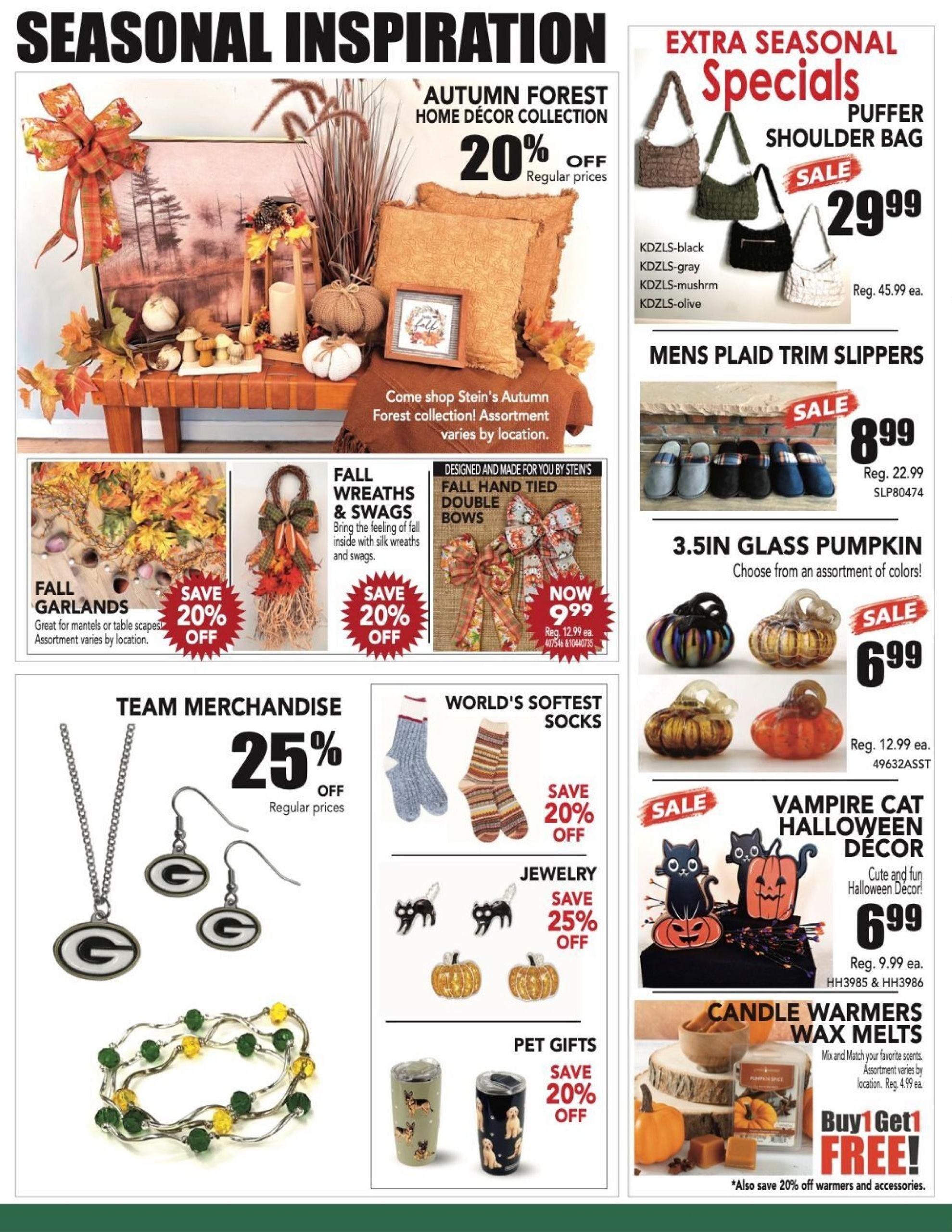 Stein's Garden and Home Weekly Ad September 23 - 29, 2026