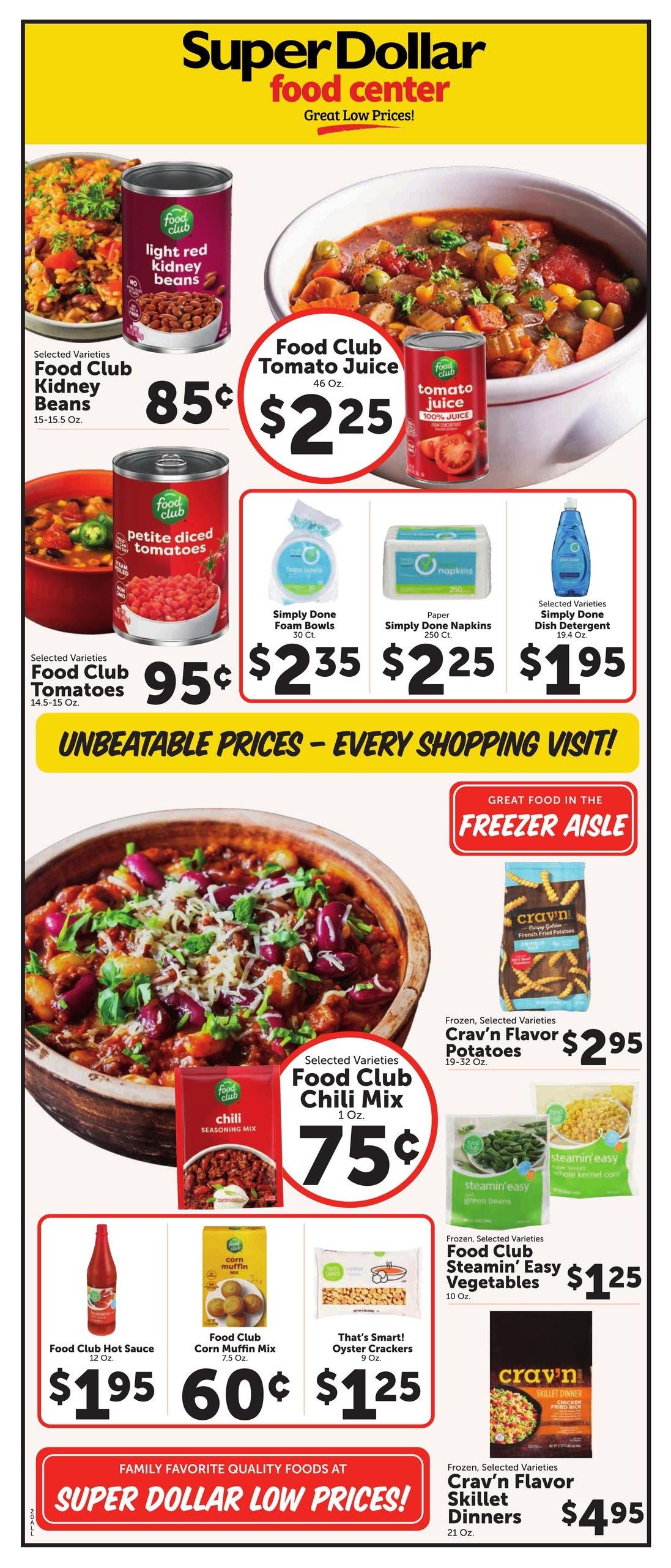 Super Dollar Weekly Ad September 23 - 29, 2026