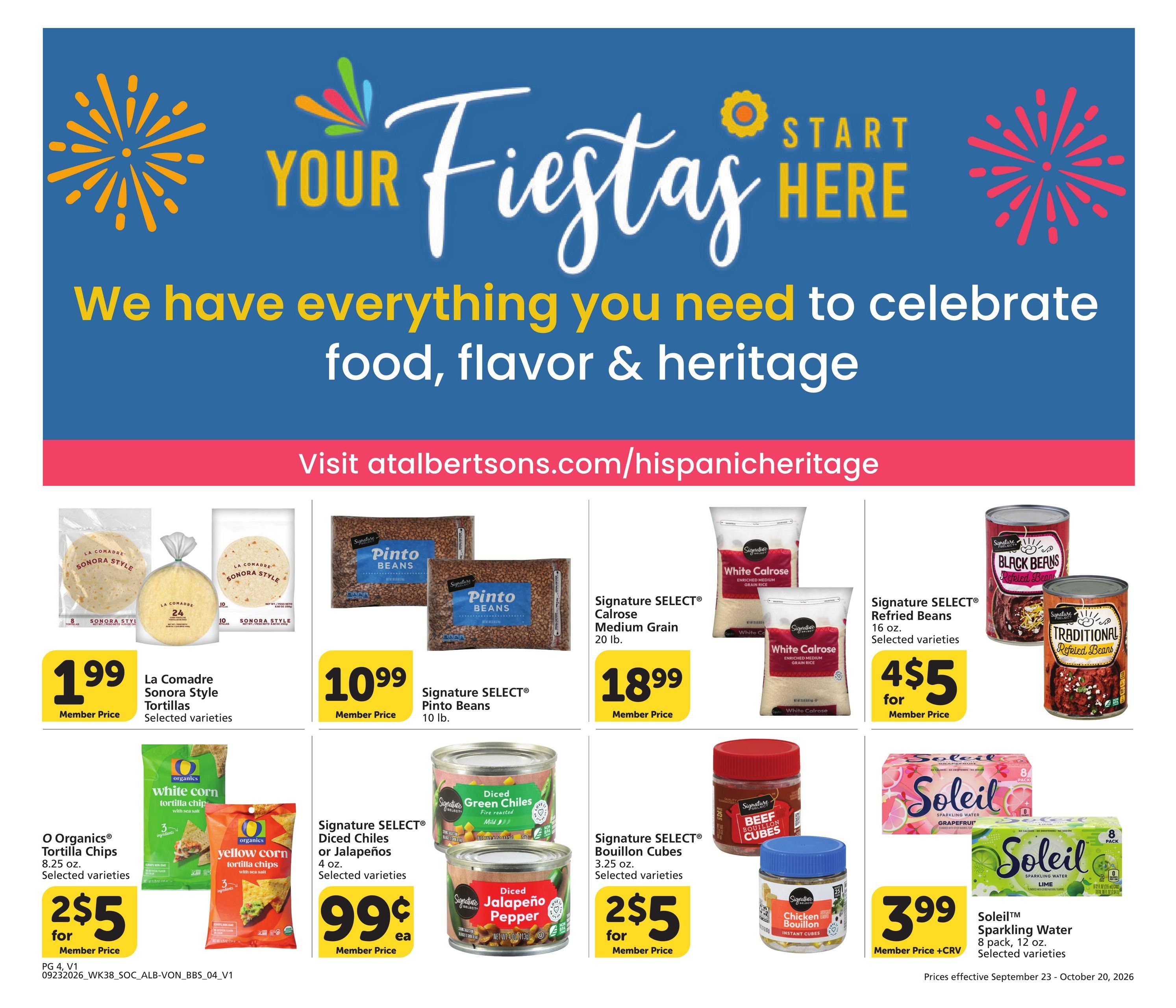 Vons (Alhambra Area, CA) Big Book of Savings Weekly Ad September 23 - October 20, 2026