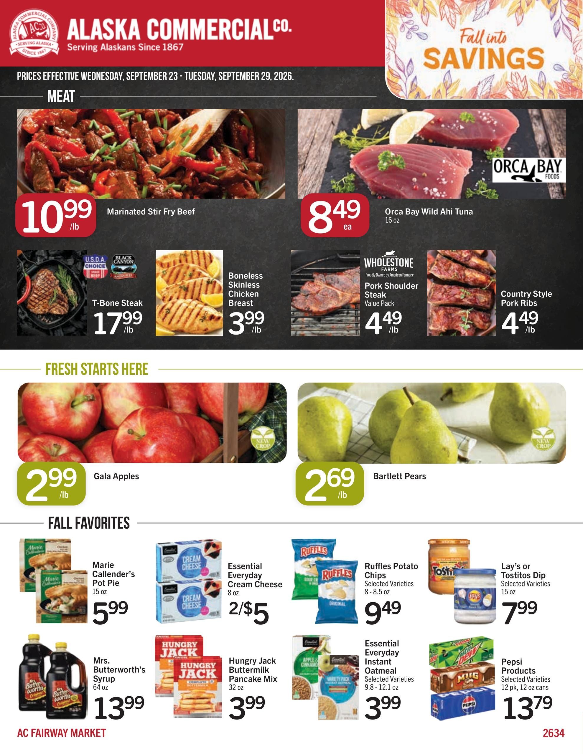 Alaska Commercial (Skagway Area, AK) Weekly Ad September 23 - 29, 2026