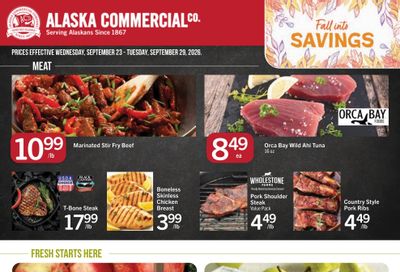 Alaska Commercial (Skagway Area, AK) Weekly Ad September 23 - 29, 2026