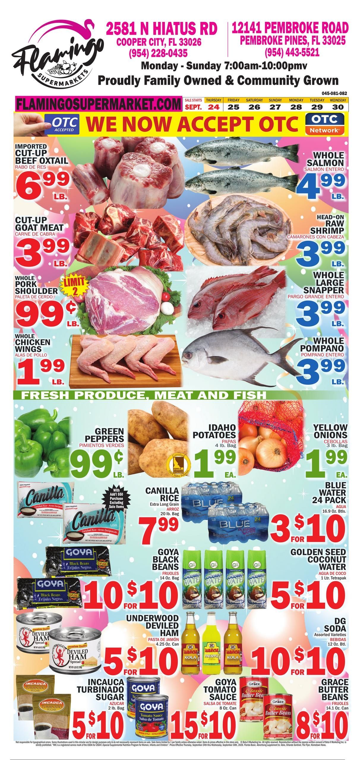 Bravo Supermarket (Davie Area, FL) Bravo Florida Weekly Weekly Ad September 24 - 30, 2026