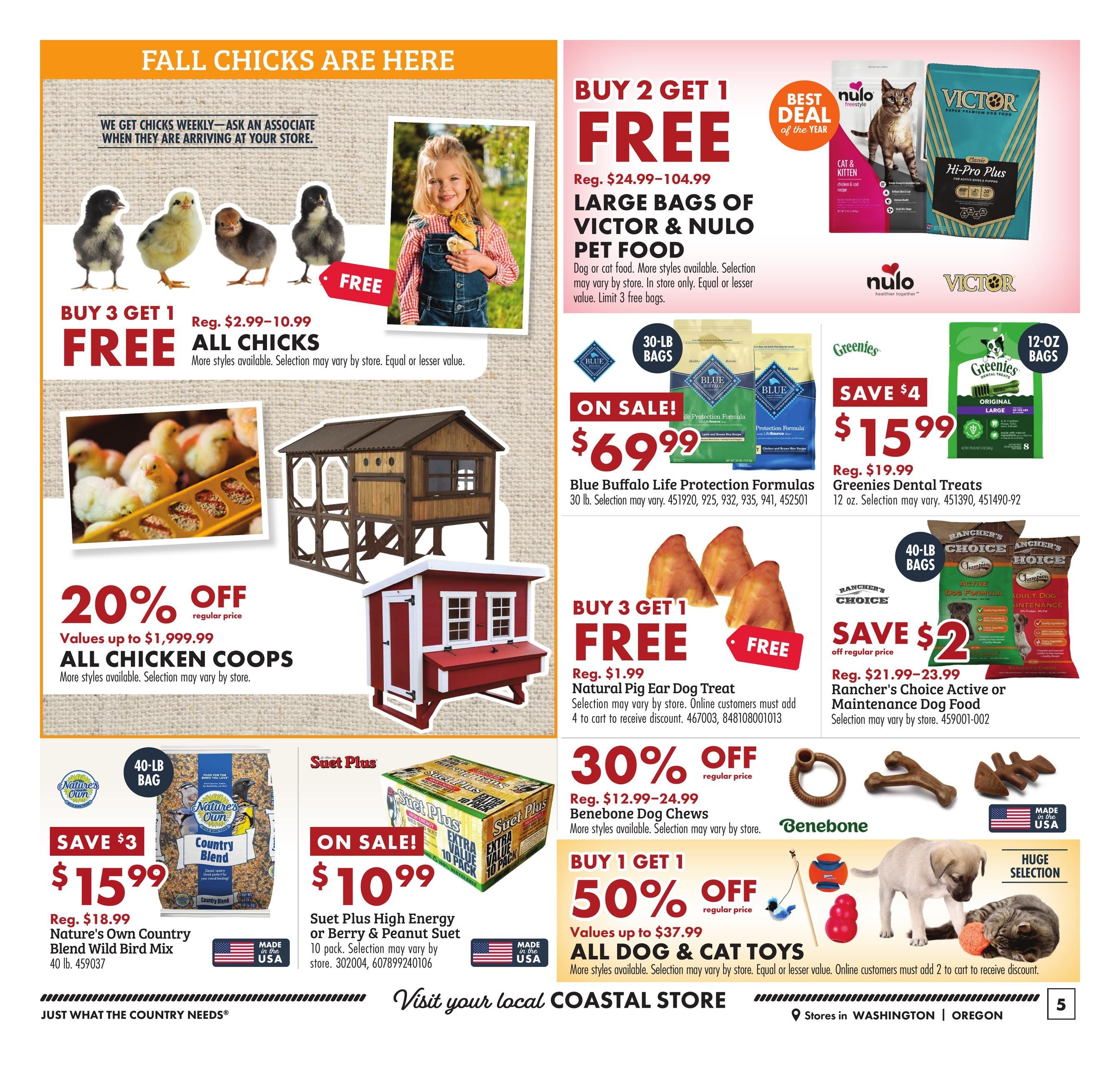 Coastal Farm (Boardman Area, OR) Anniversary Sale Weekly Ad September 23 - October 2, 2026