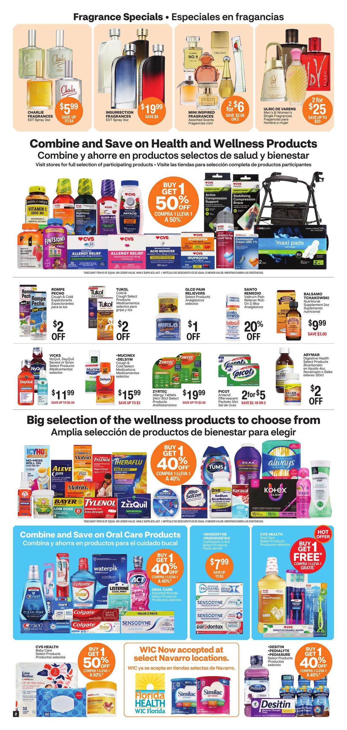 CVS Pharmacy (Oldsmar Area, FL) Navarro Weekly Ad September 23 - 29, 2026
