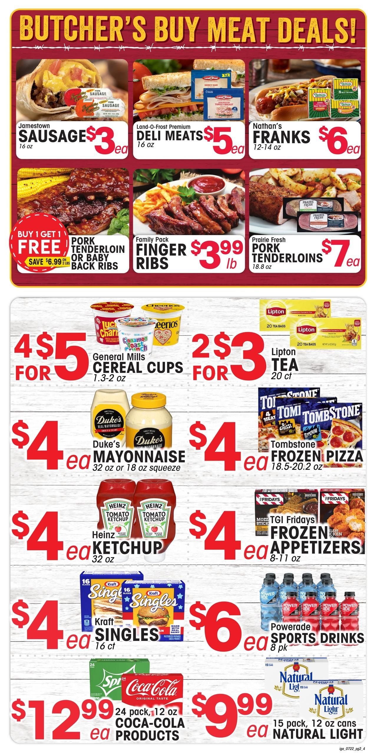 IGA Southeast (Loris Area, SC) Weekly Ad September 23 - 29, 2026