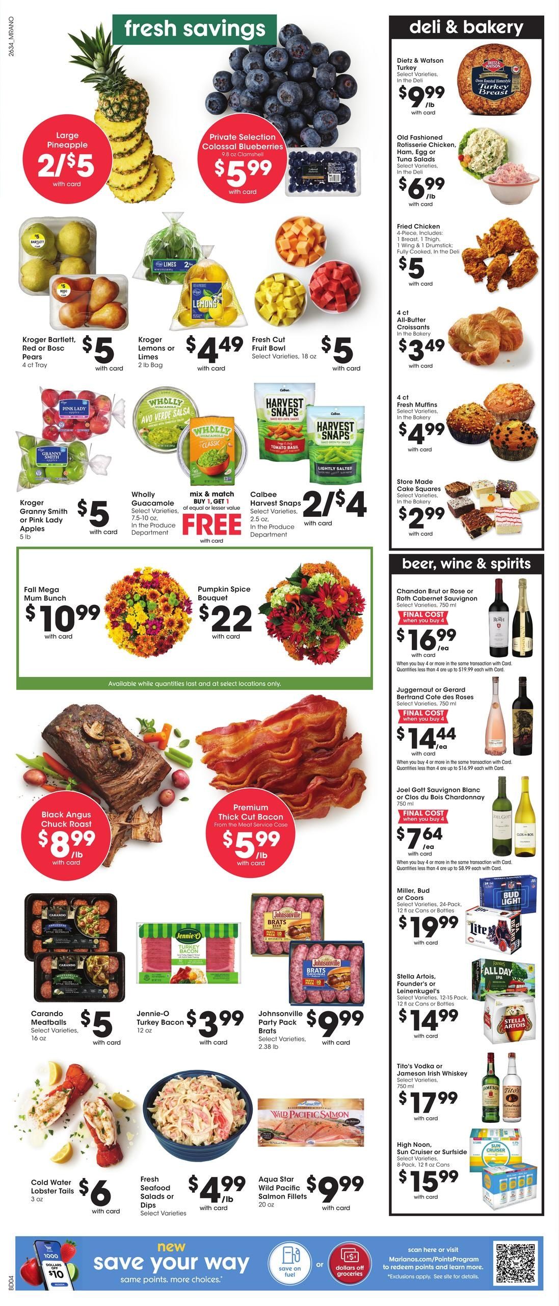 Mariano's (Chicago Area, IL) Weekly Ad September 23 - 29, 2026