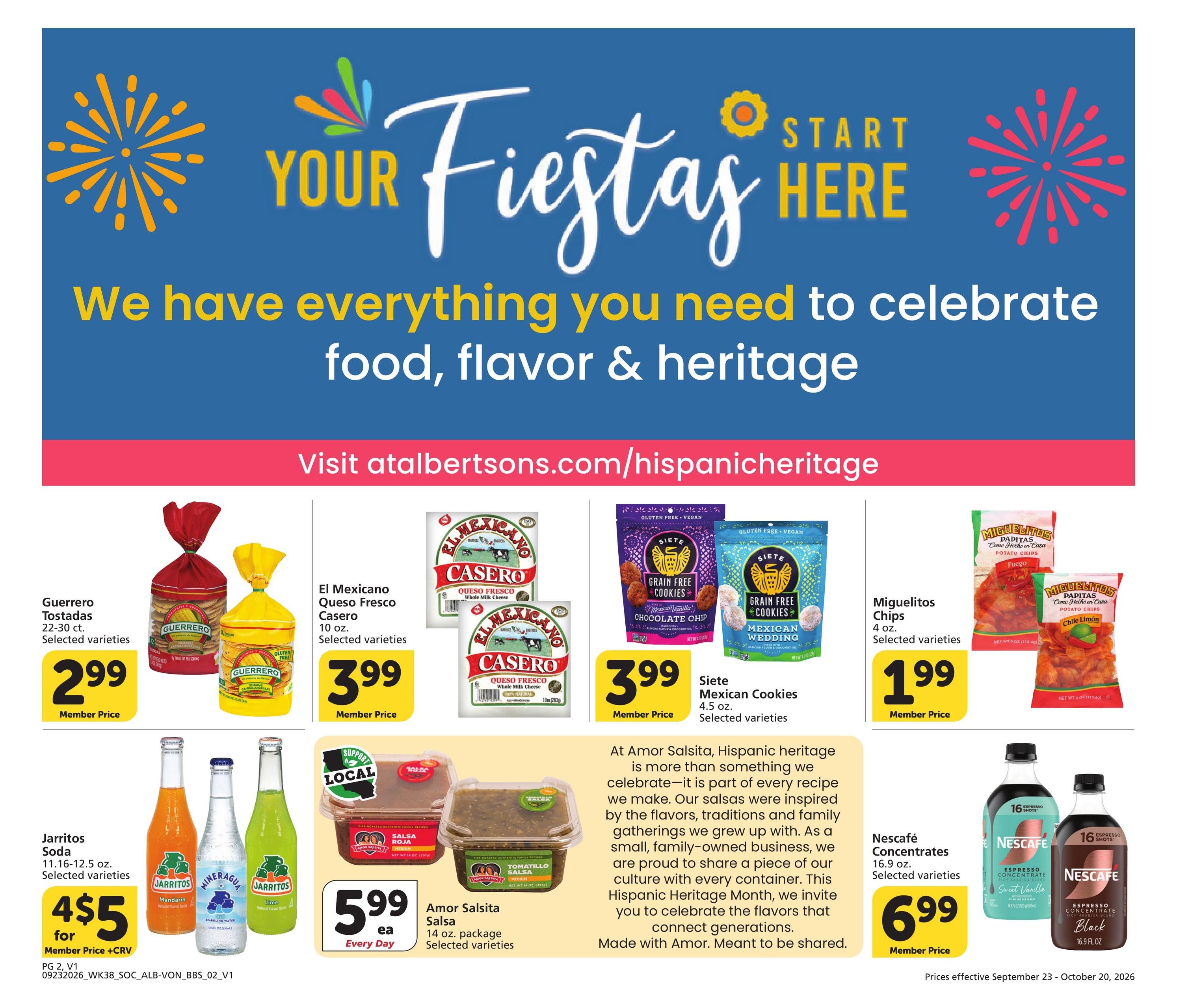 Vons (San Diego Area, CA) Big Book of Savings Weekly Ad September 23 - October 20, 2026