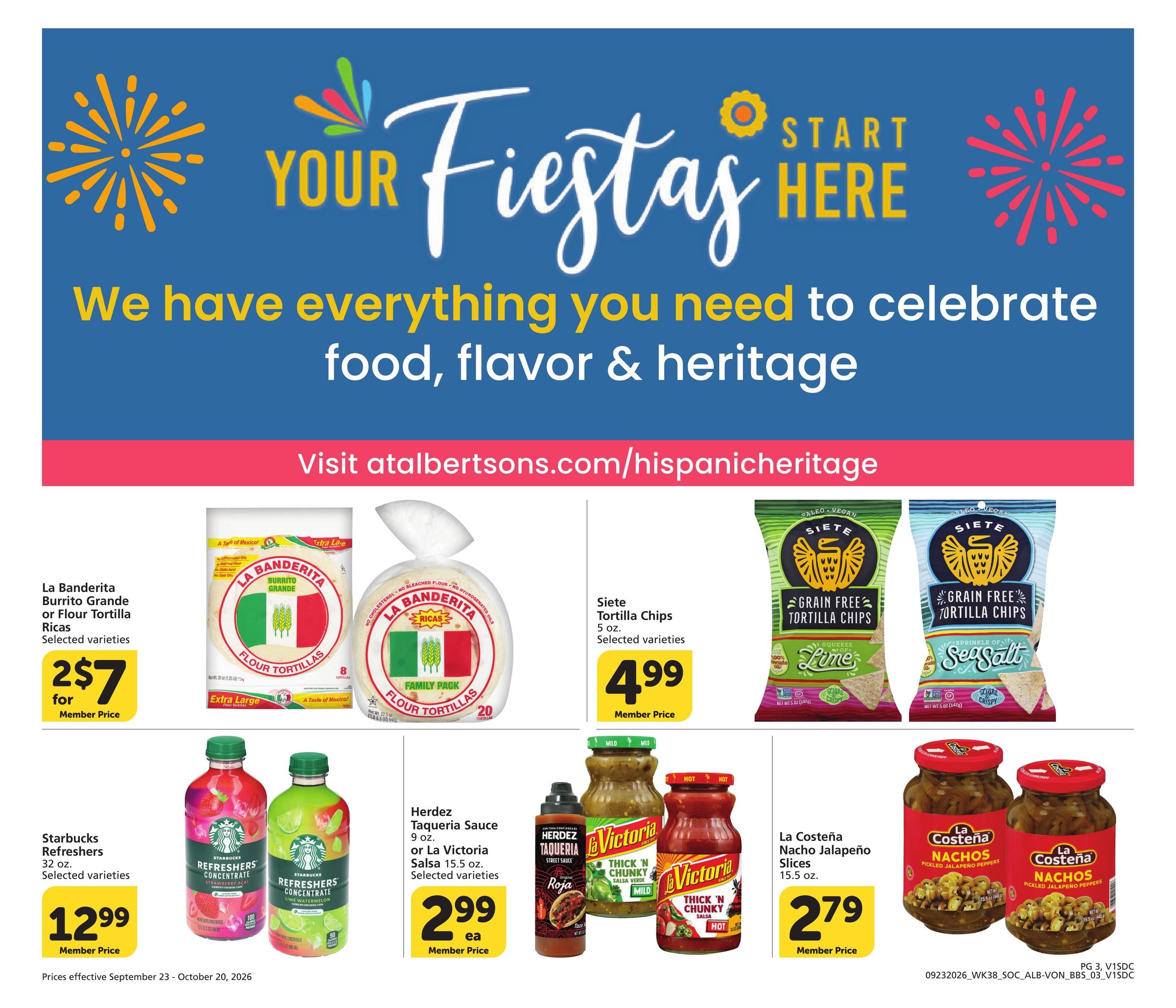 Vons (San Diego Area, CA) Big Book of Savings Weekly Ad September 23 - October 20, 2026