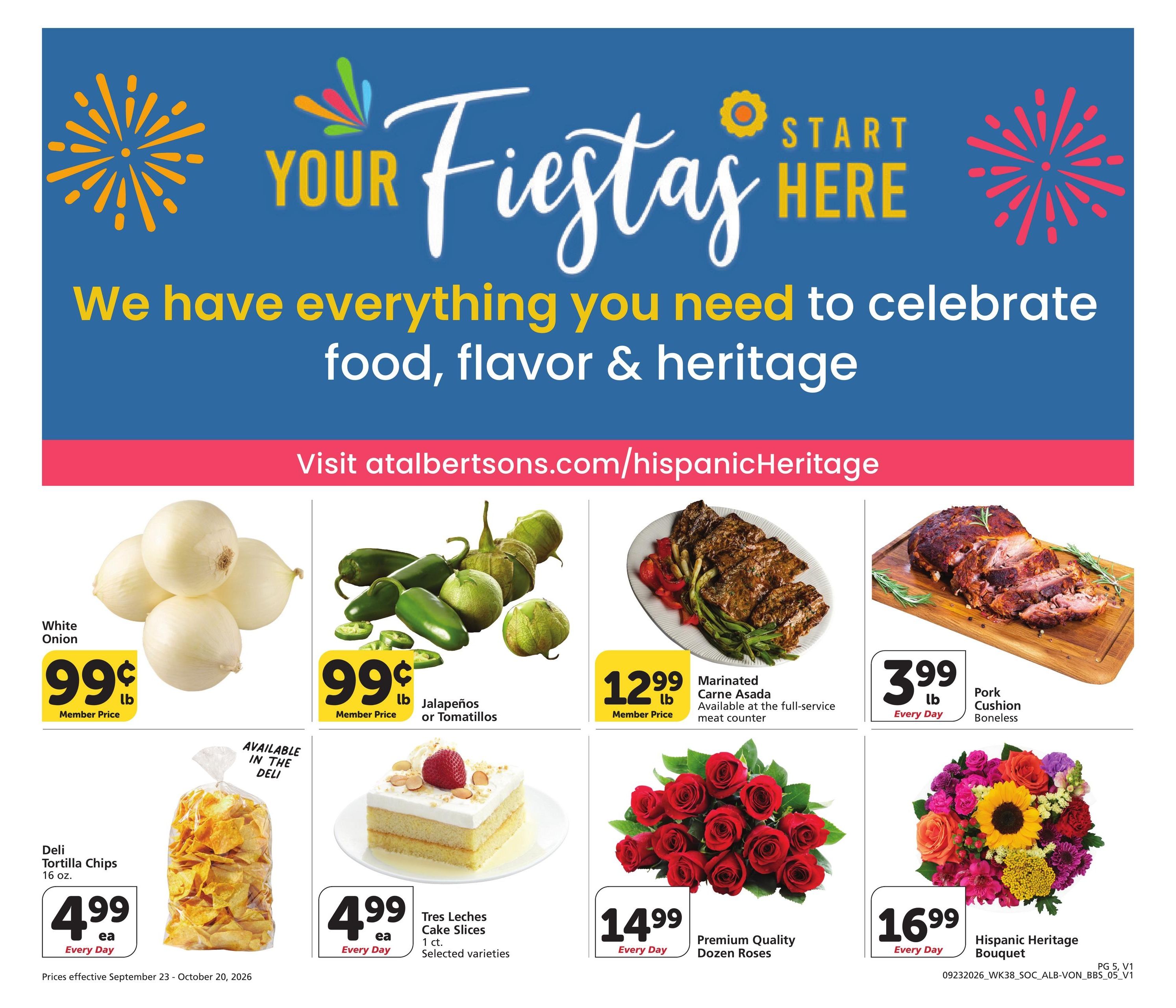 Vons (San Diego Area, CA) Big Book of Savings Weekly Ad September 23 - October 20, 2026