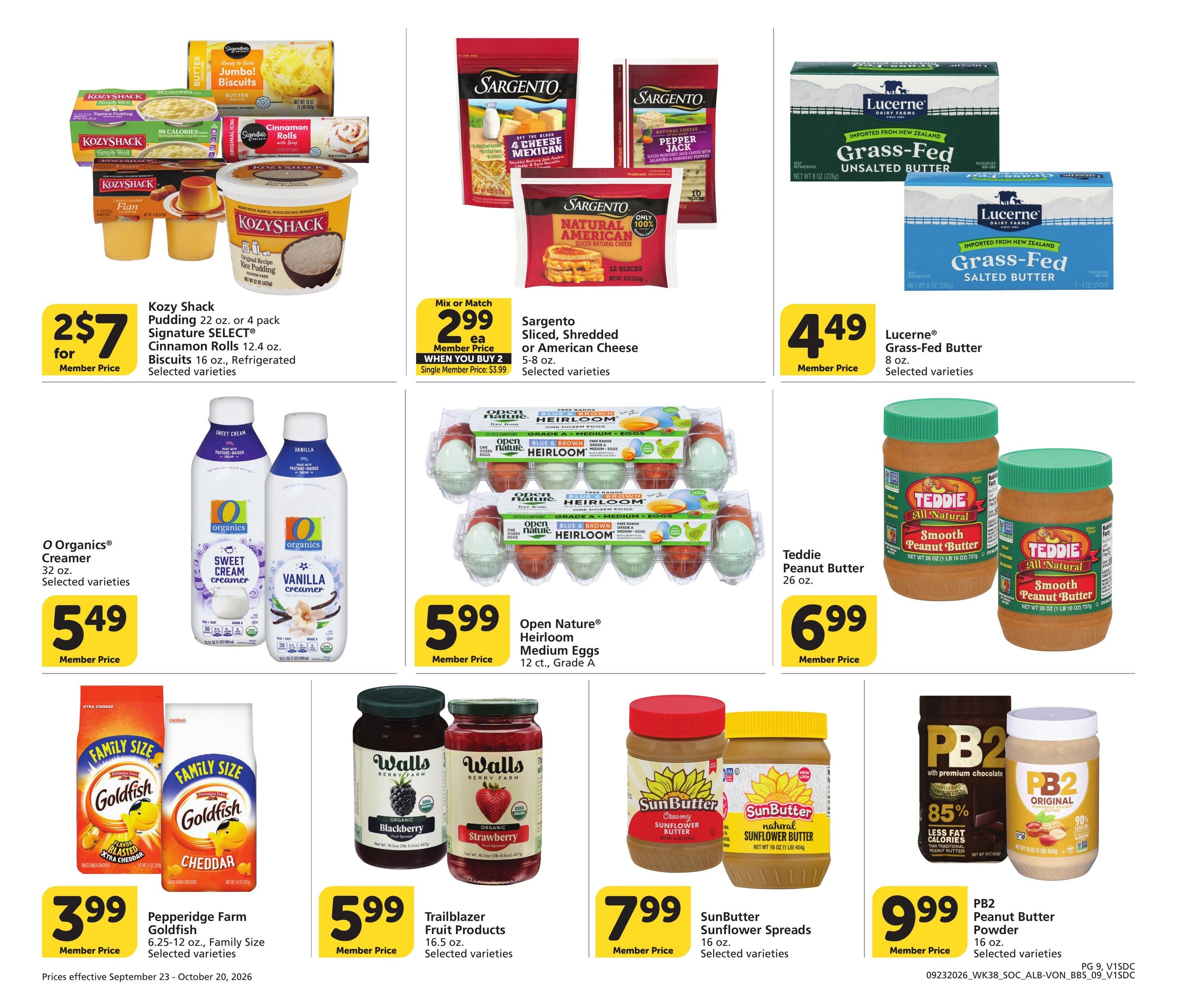 Vons (San Diego Area, CA) Big Book of Savings Weekly Ad September 23 - October 20, 2026