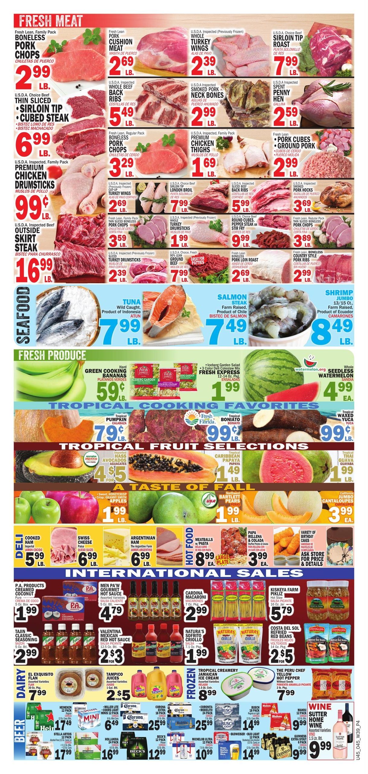 Bravo Supermarket (Hollywood Area, FL) Bravo Florida Weekly Weekly Ad September 24 - 30, 2026