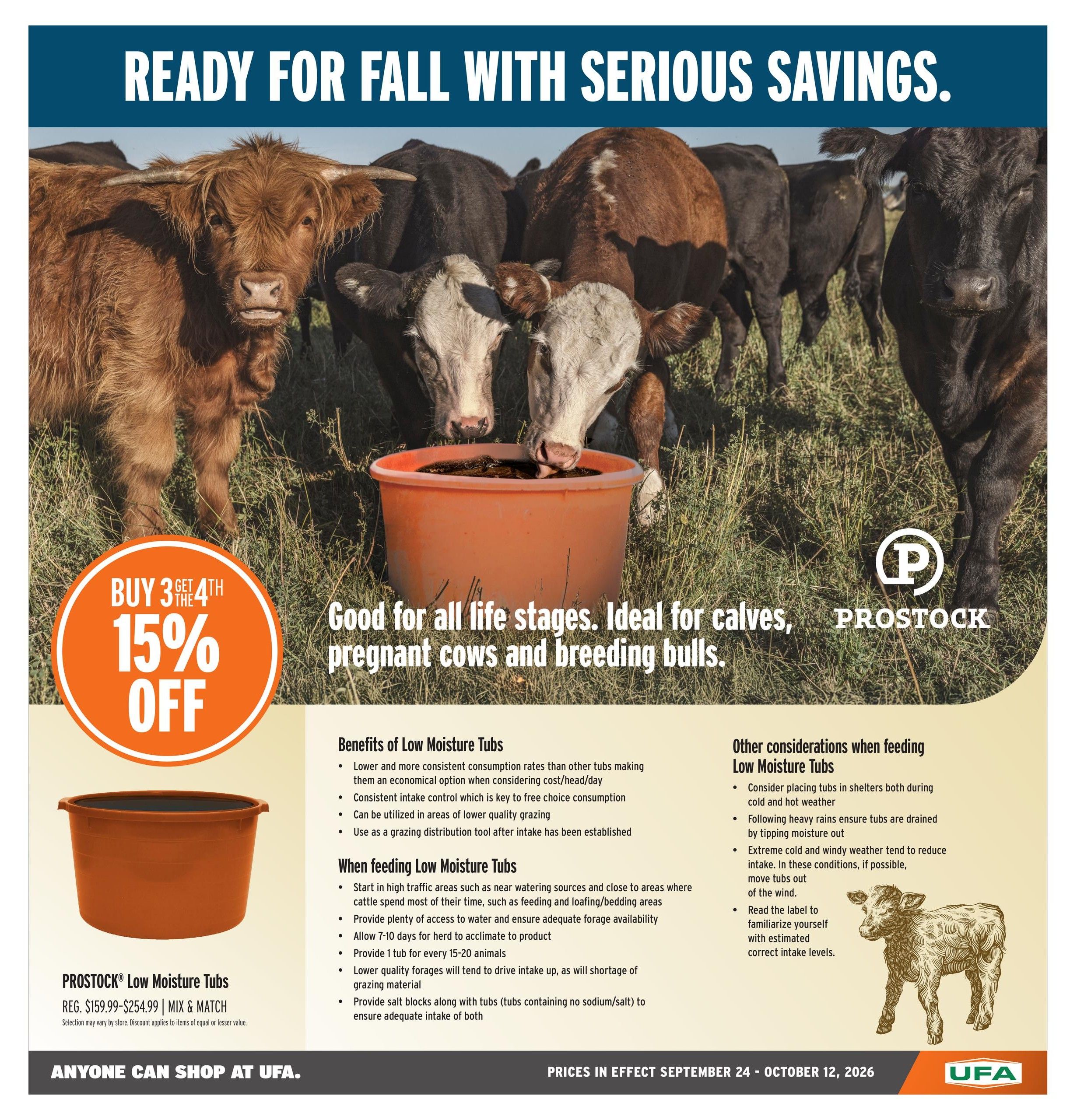 UFA Co-operative Limited Flyer September 24 to October 12