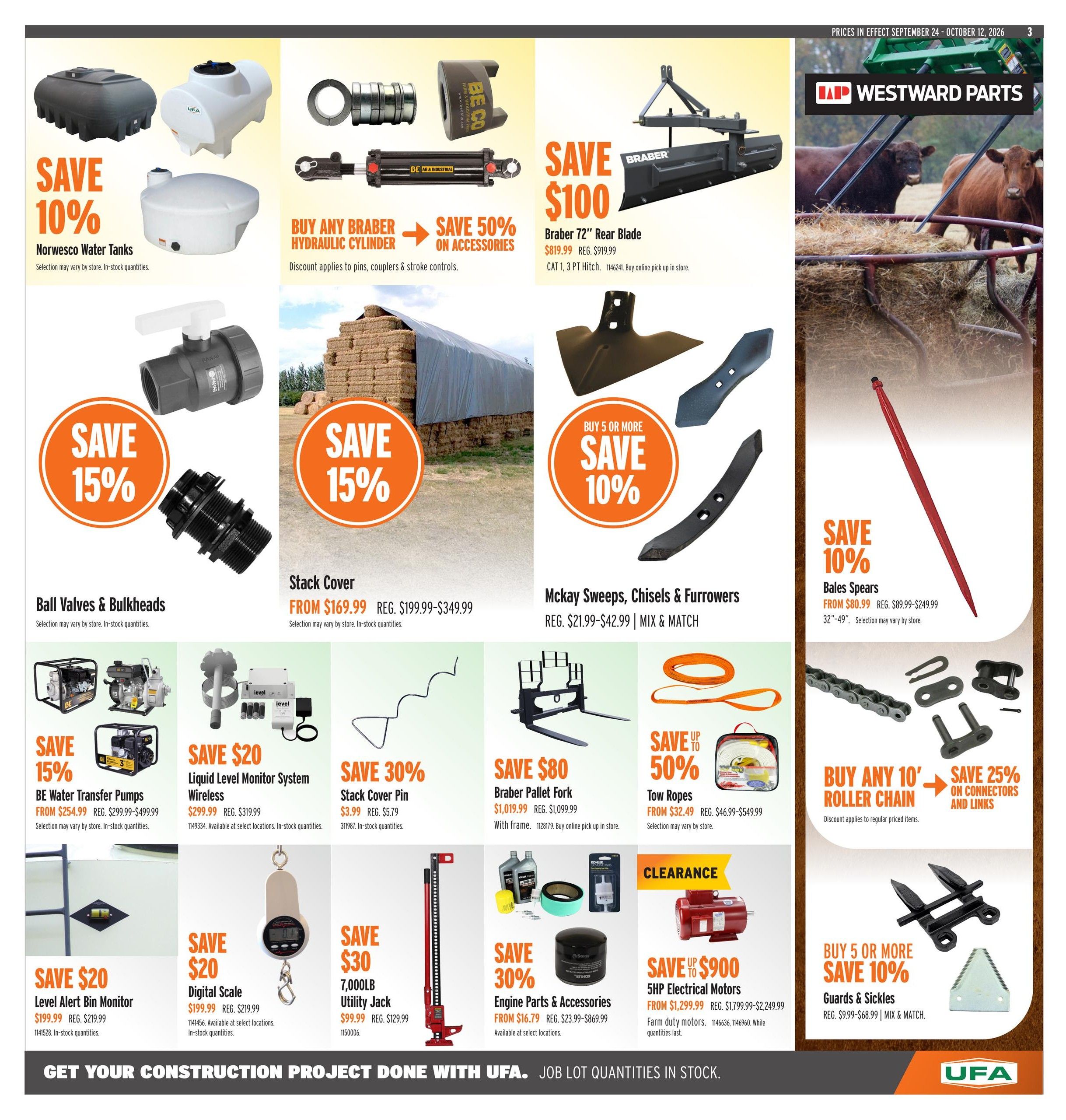 UFA Co-operative Limited Flyer September 24 to October 12