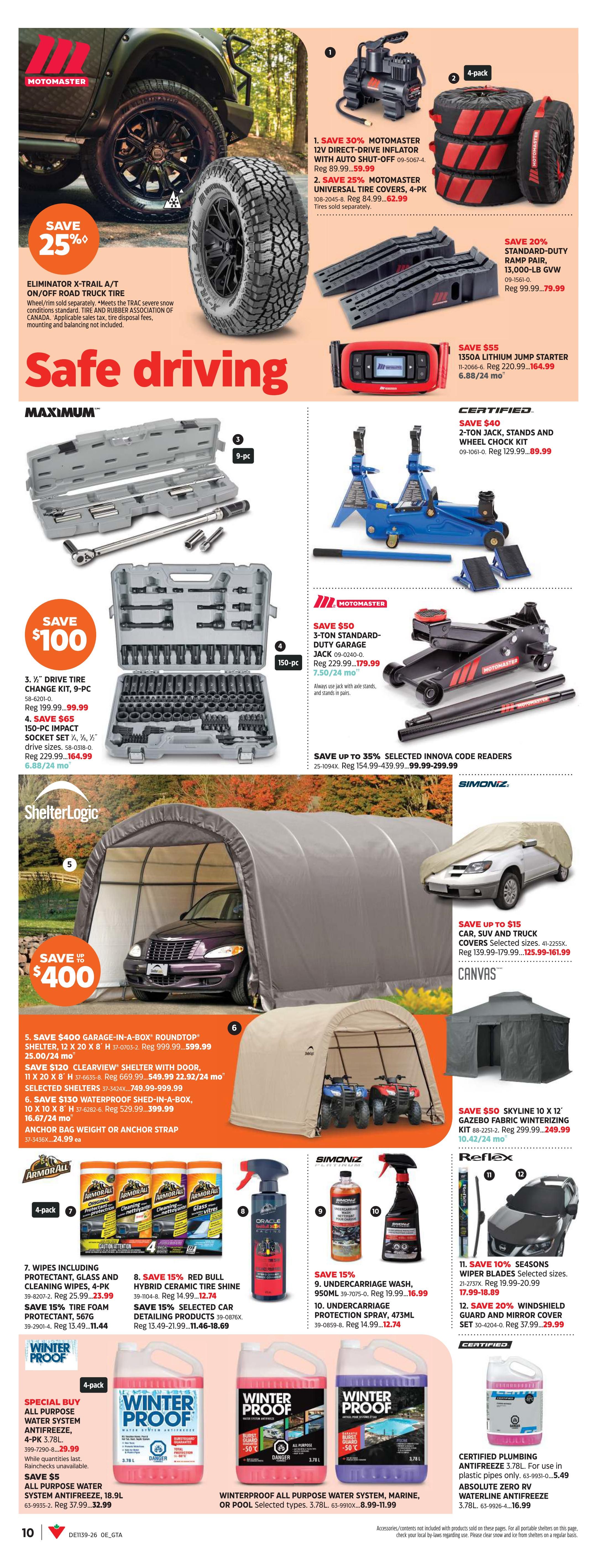 Canadian Tire Fall Inspirations Flyer September 25 to October 15