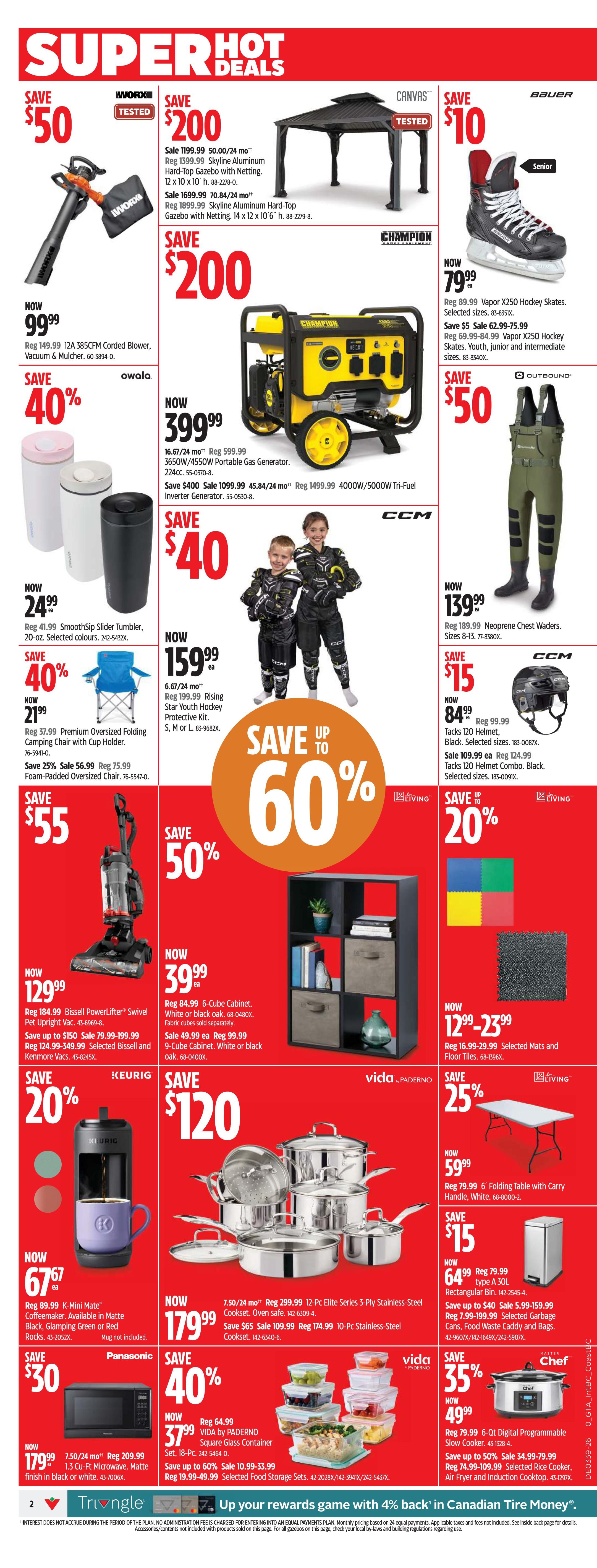 Canadian Tire (West) Flyer September 25 to October 1