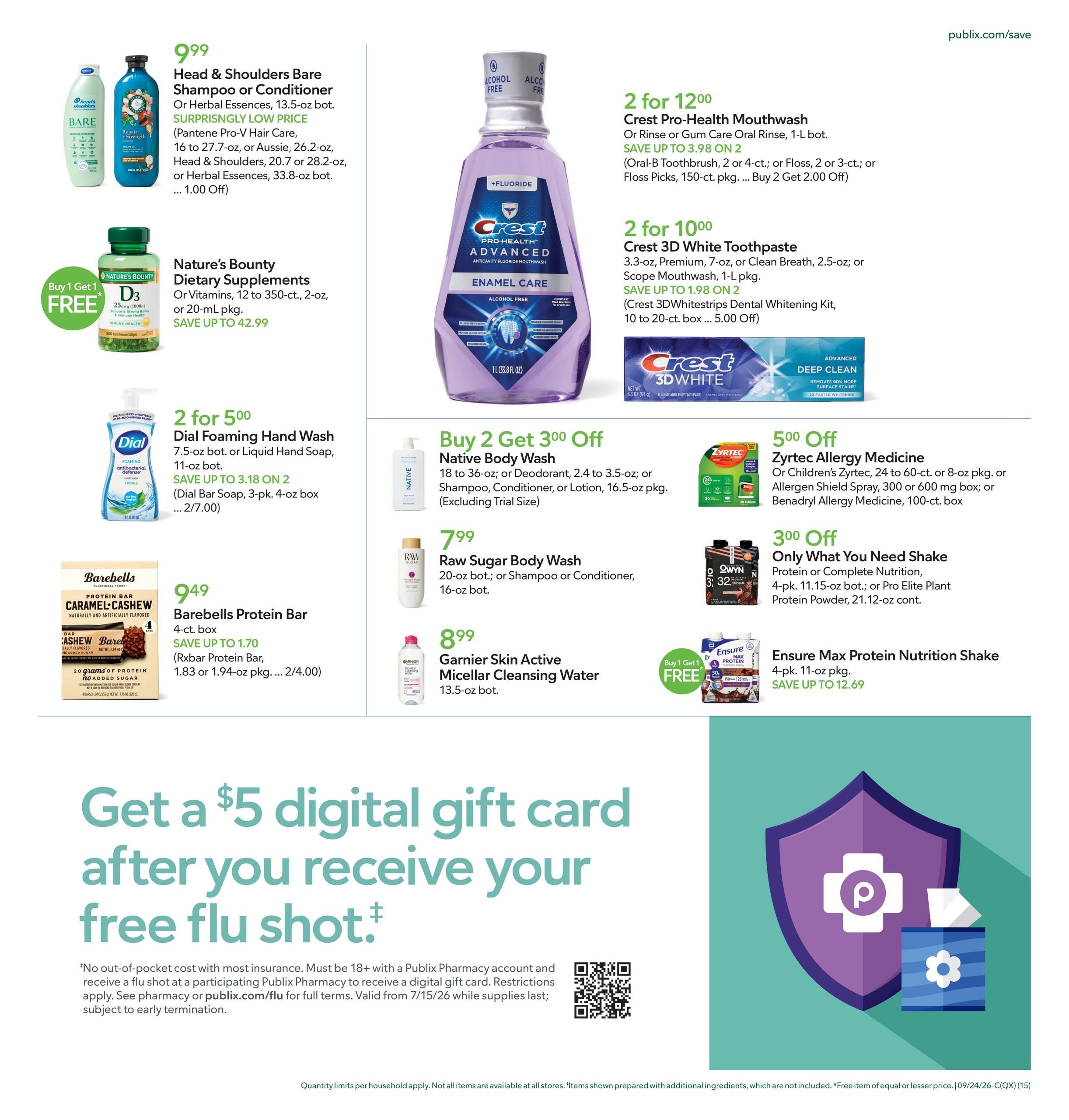 Publix (Frankfort-Lexington Area, KY) Weekly Ad September 23 - 29, 2026
